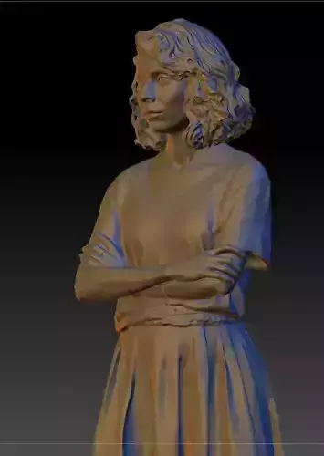 Woman 3D print model