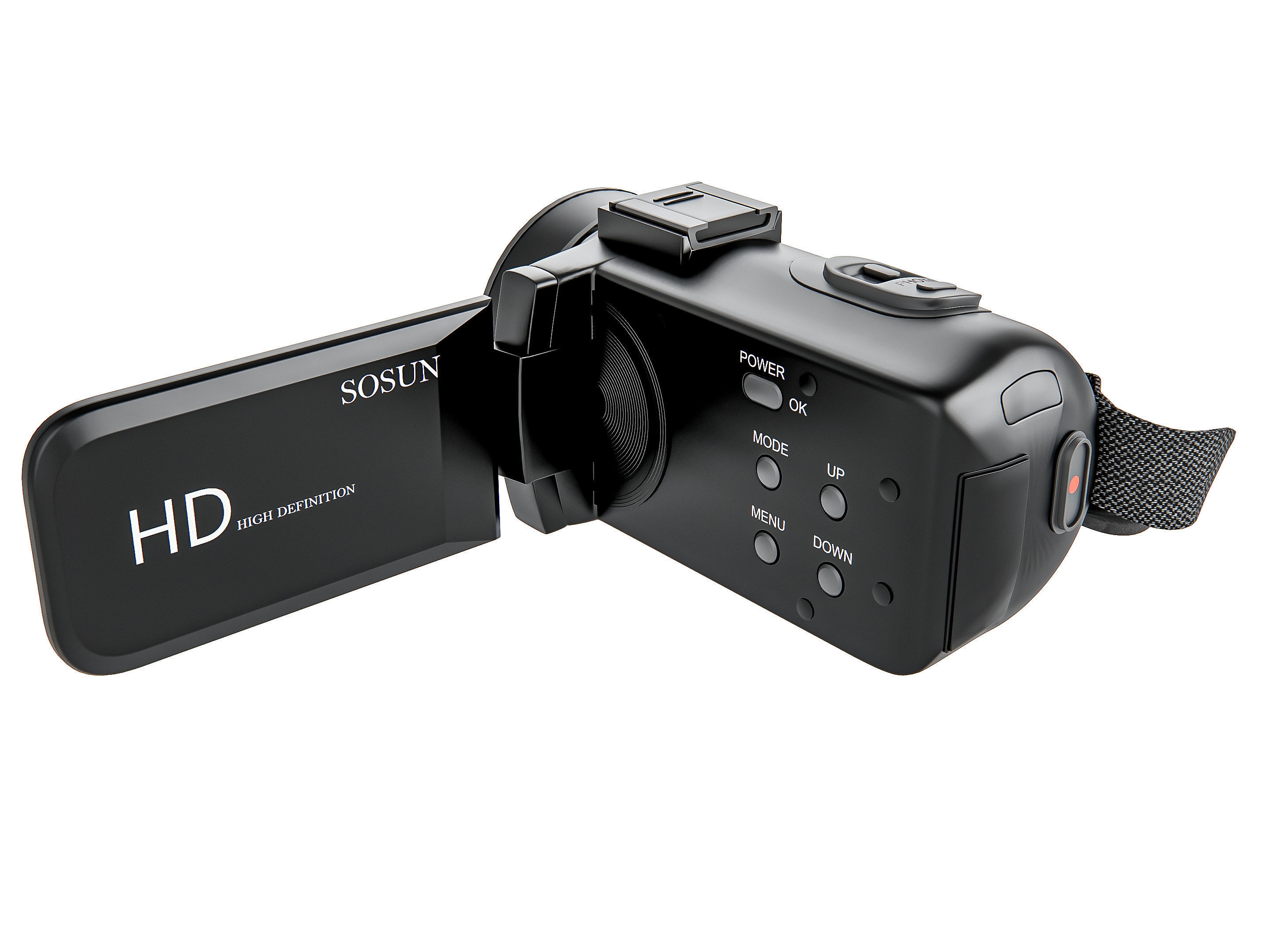 Dslr camera kit 3D model_11