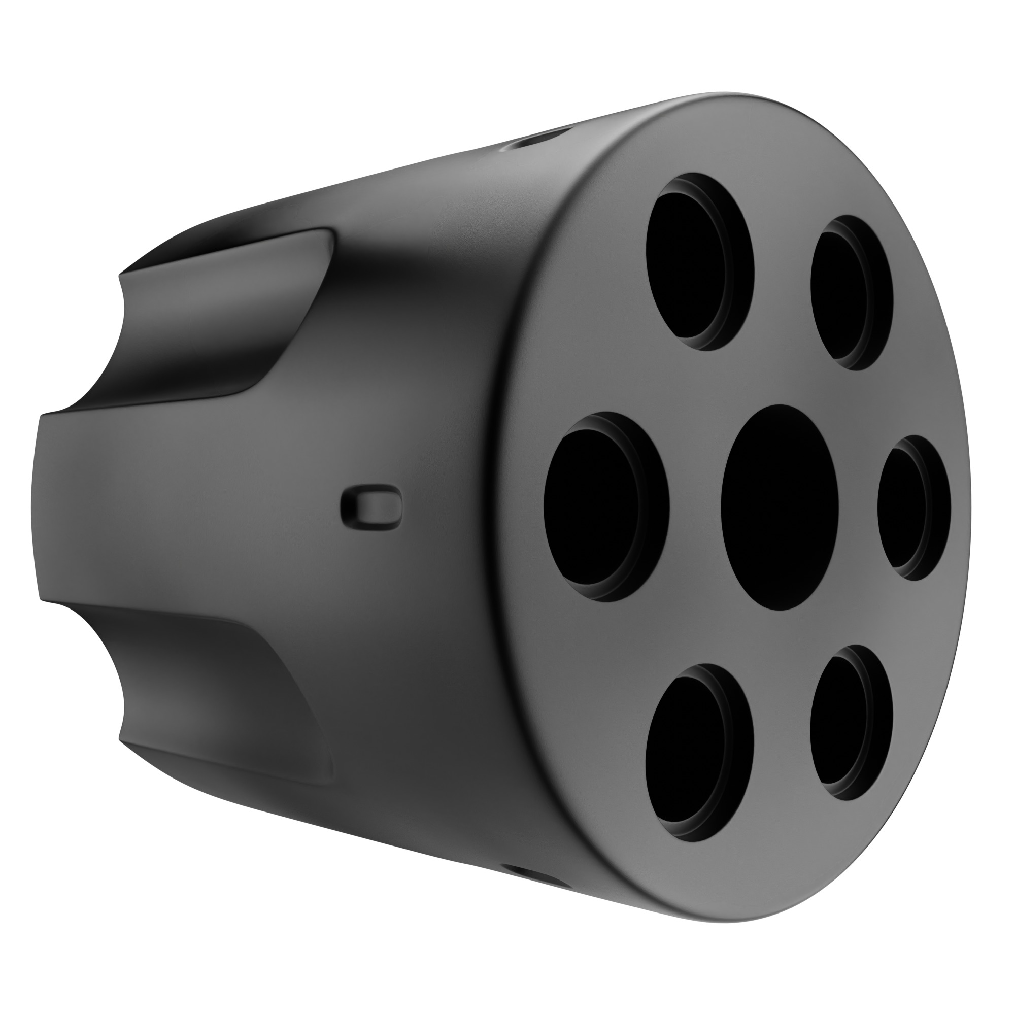 Revolver Cylinder - Tutorial Included 3D model_15