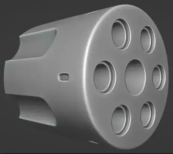 Revolver Cylinder - Tutorial Included