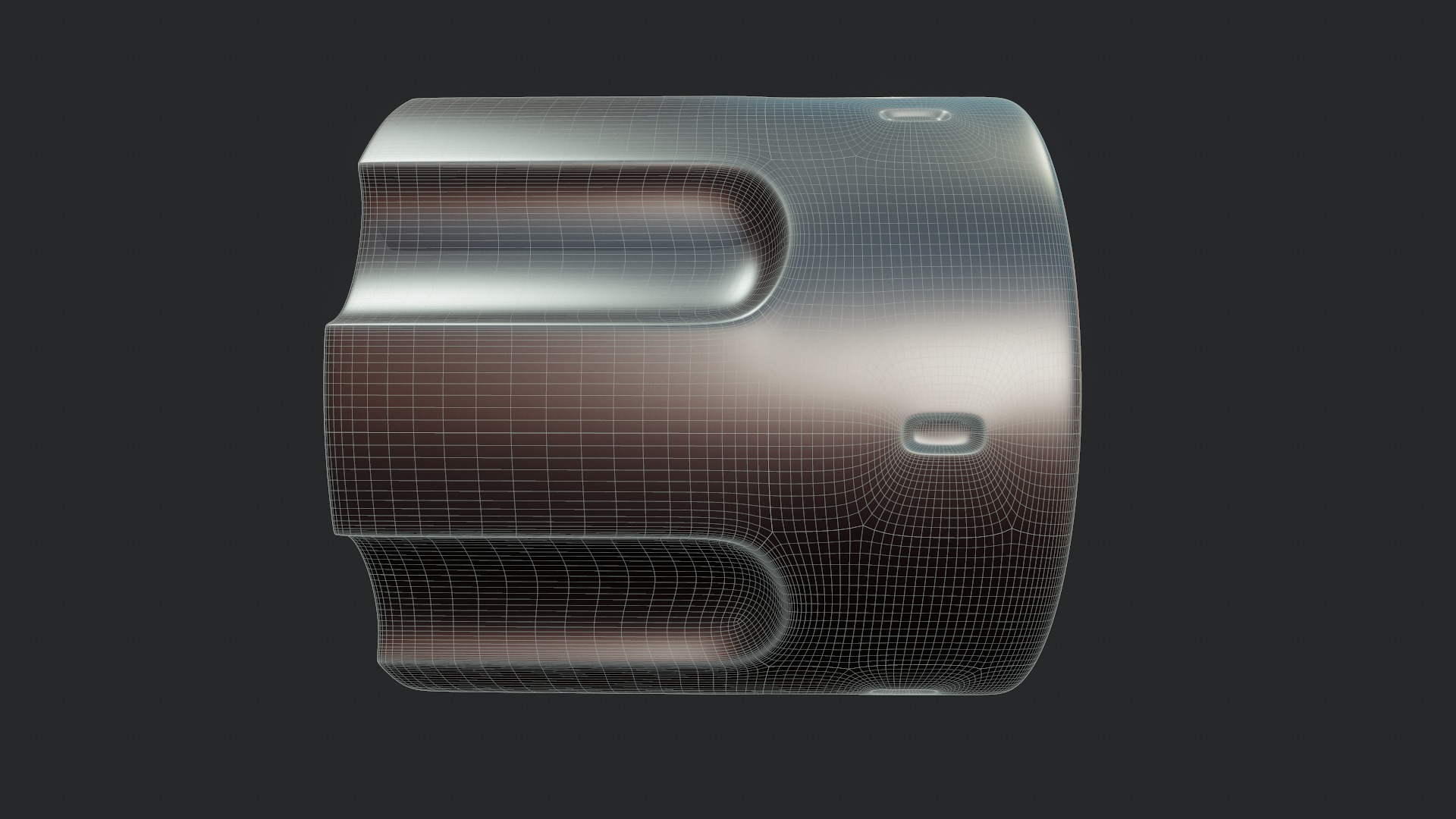 Revolver Cylinder - Tutorial Included 3D model_7