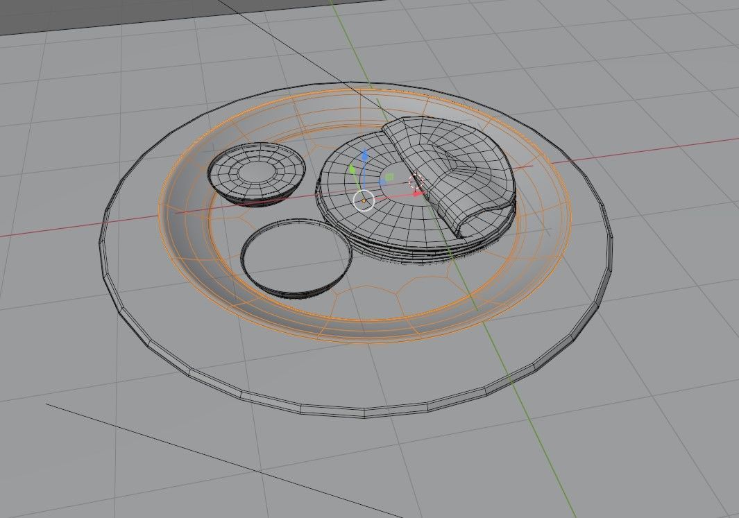 Coconut Roti bread Low-poly 3D model Low-poly 3D model_16