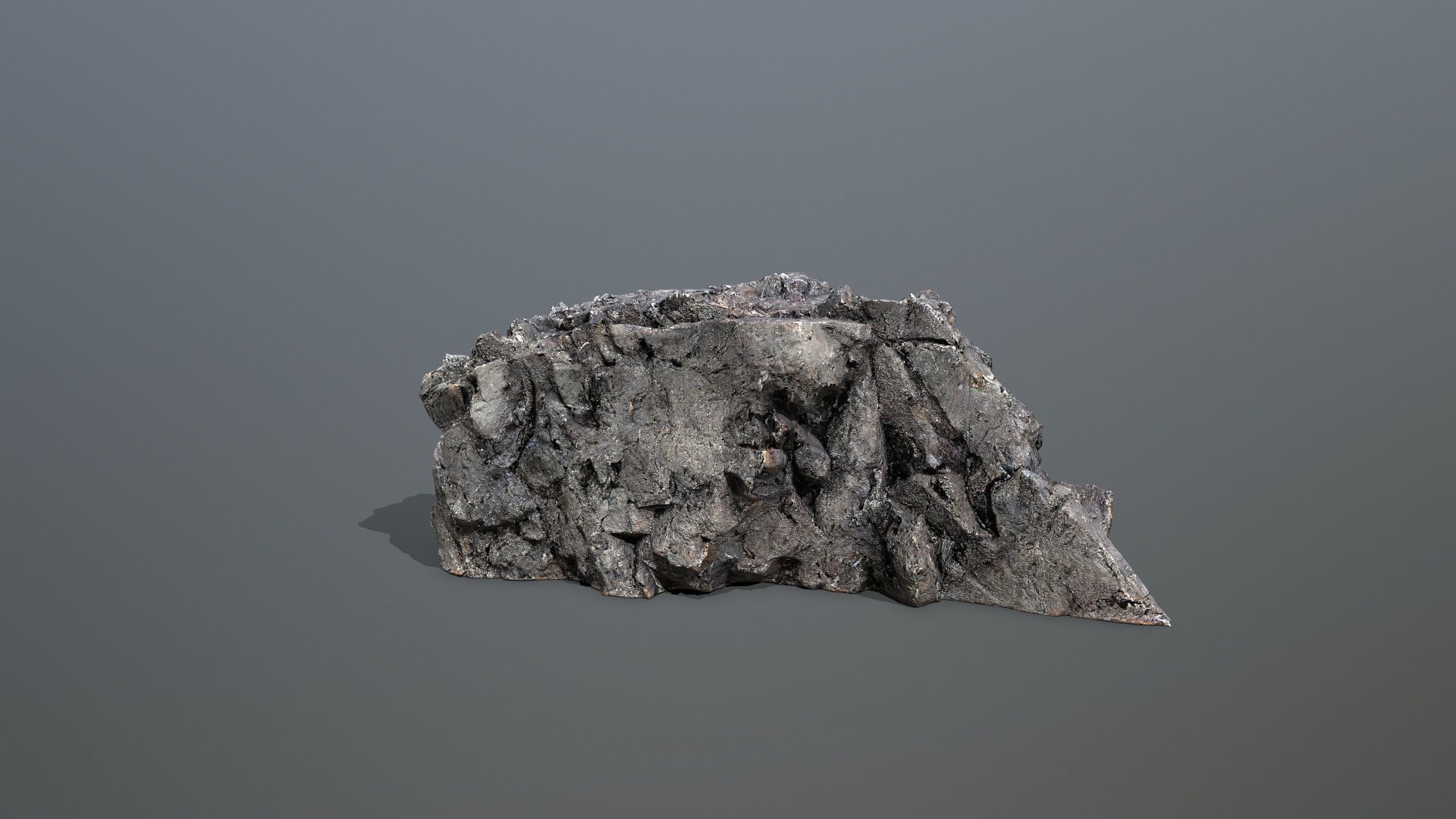 Mountain Low-poly 3D model_9