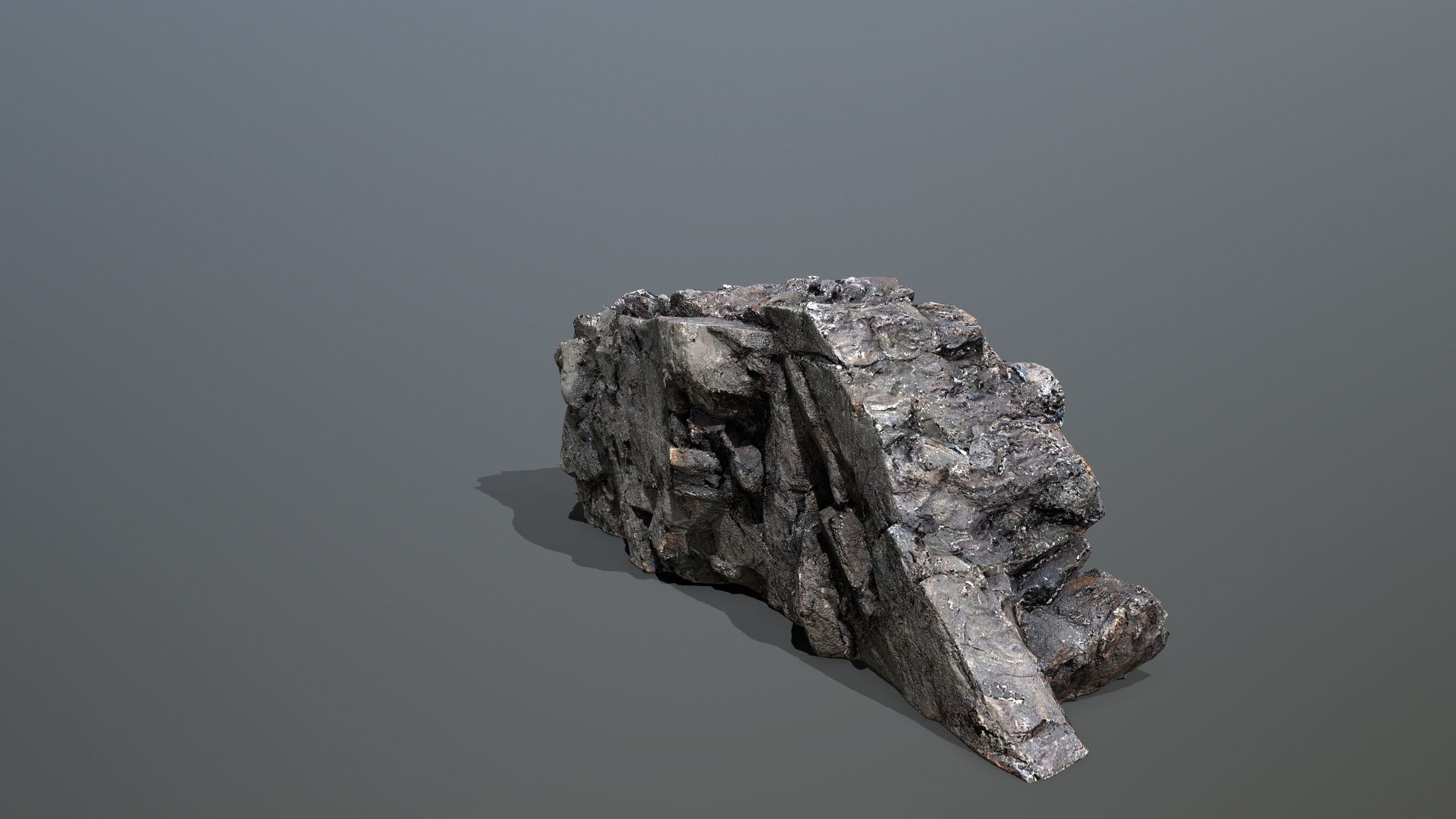 Mountain Low-poly 3D model_10