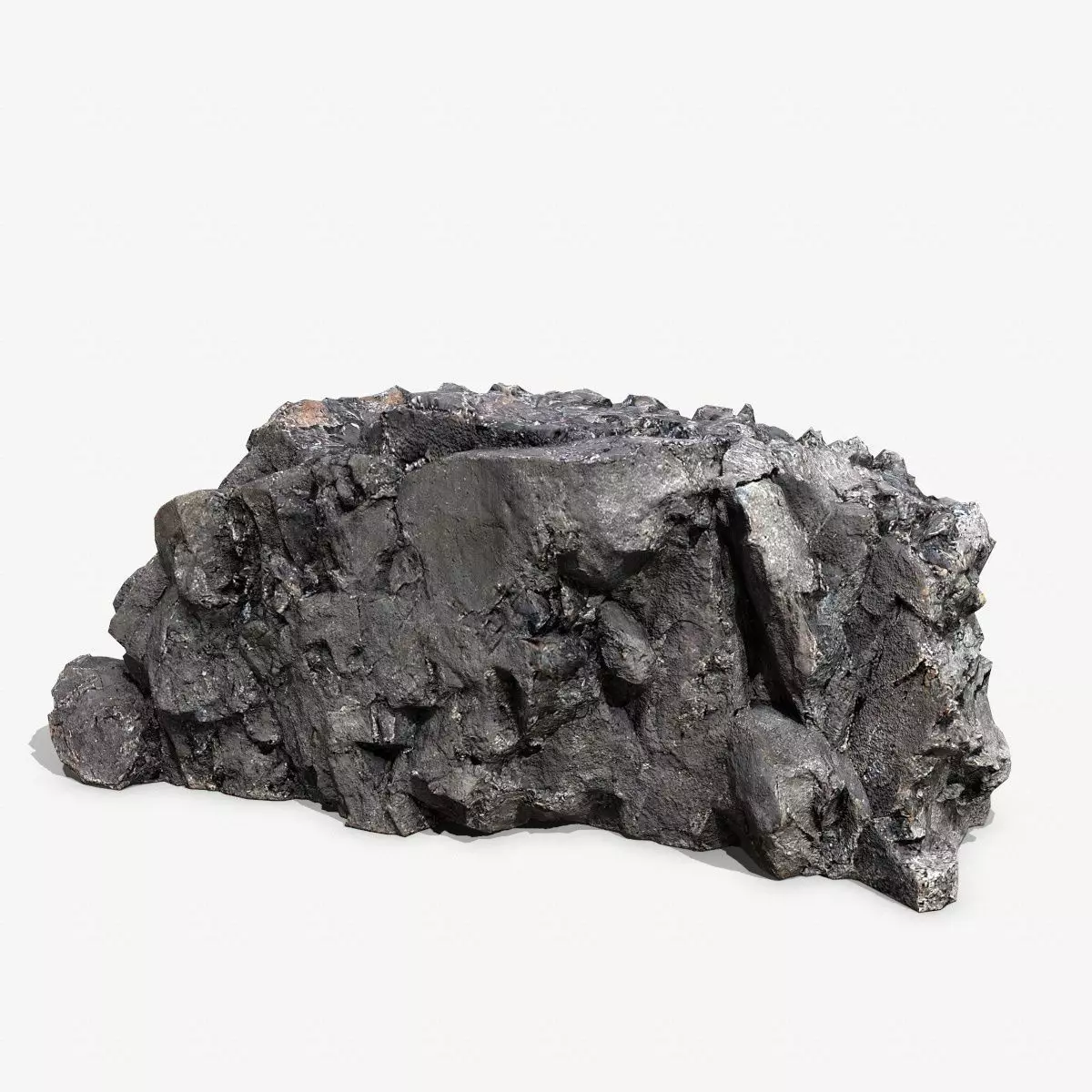 Mountain Low-poly 3D model_0