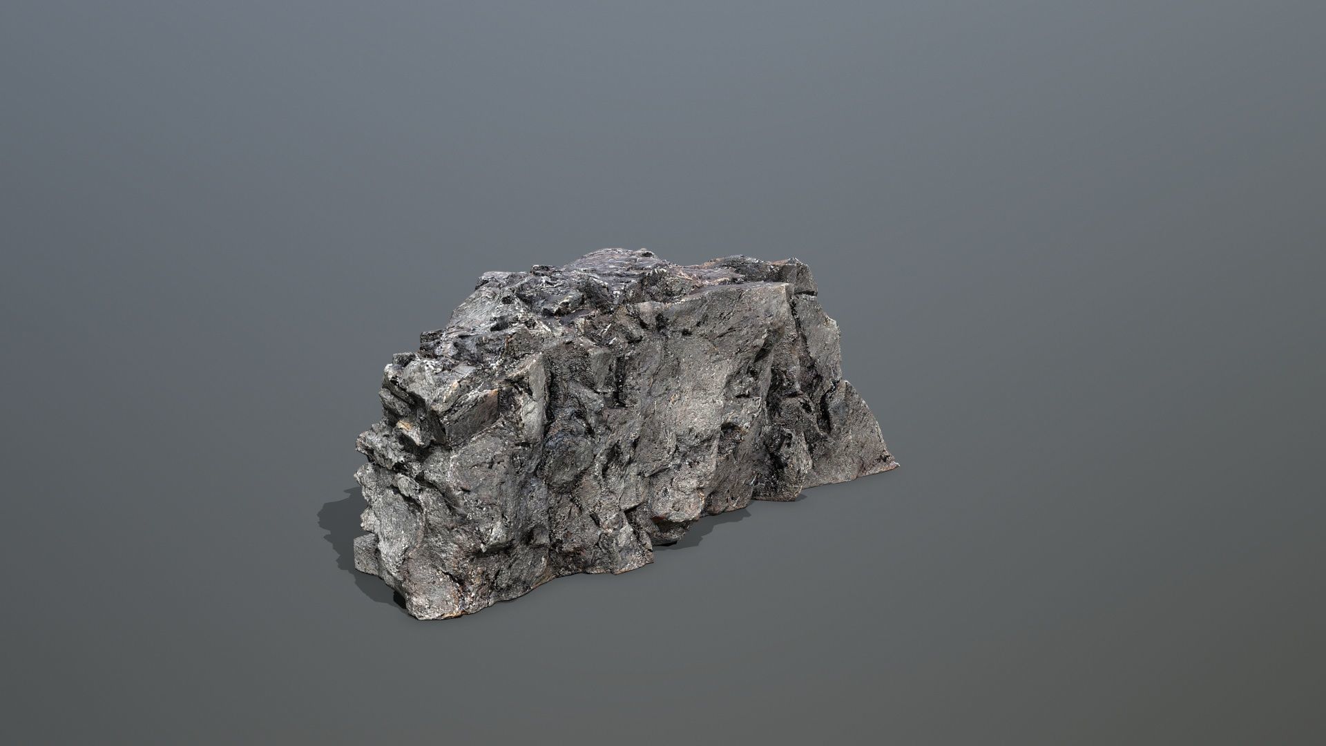 Mountain Low-poly 3D model_8