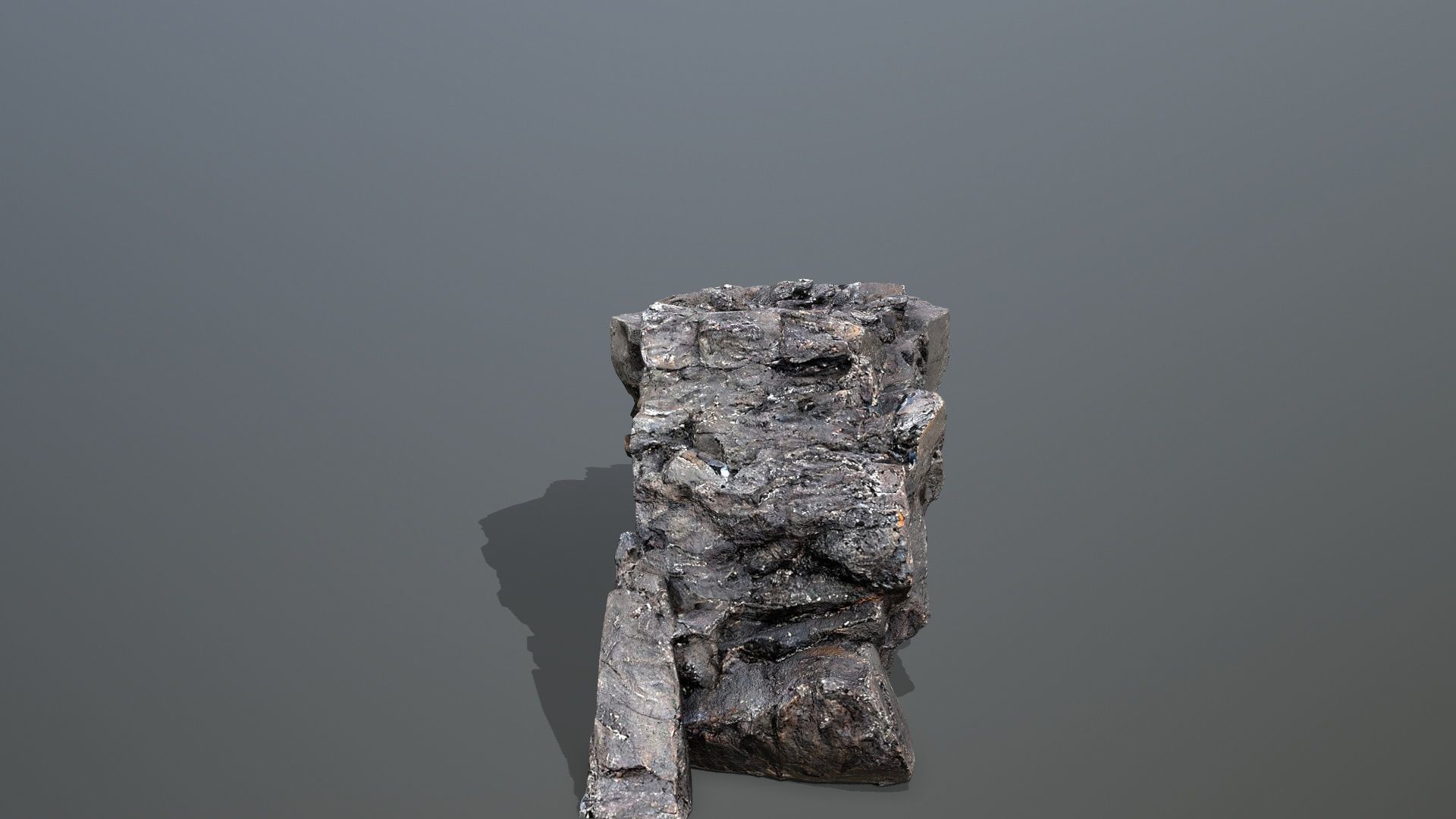 Mountain Low-poly 3D model_11