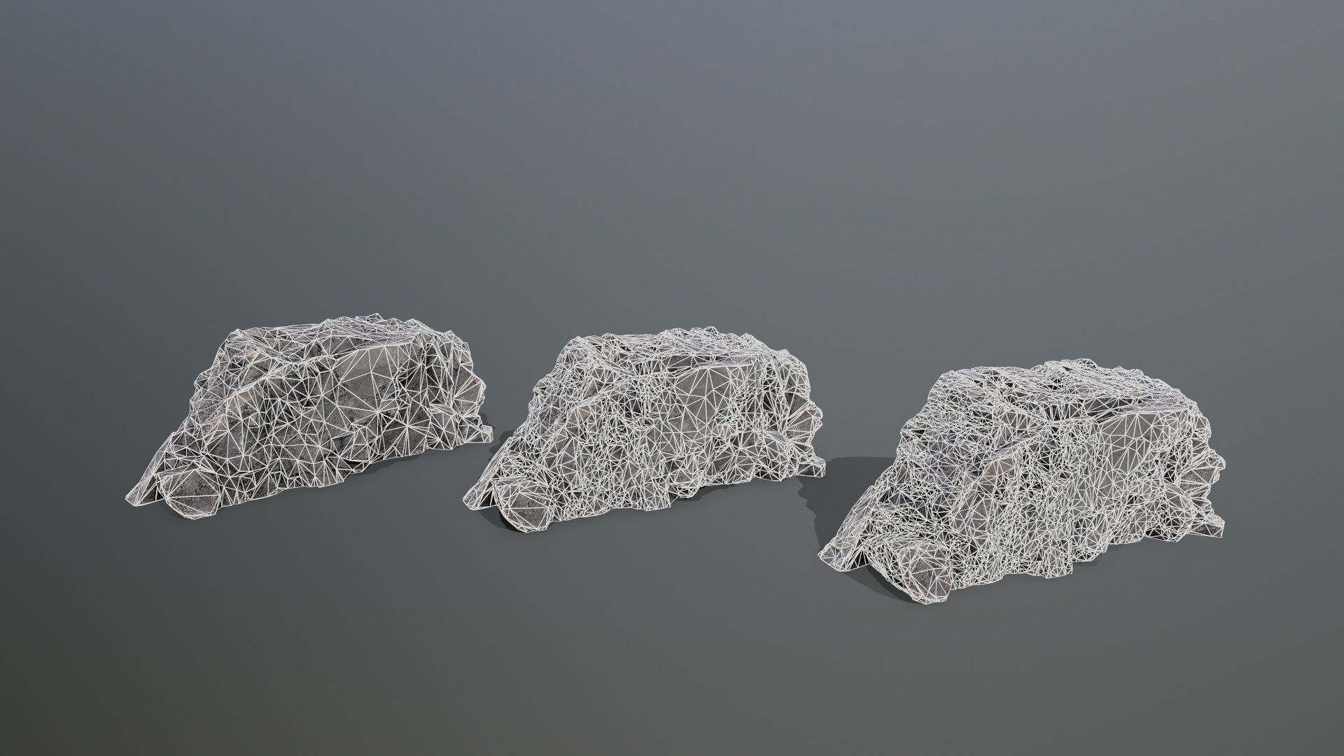 Mountain Low-poly 3D model_15