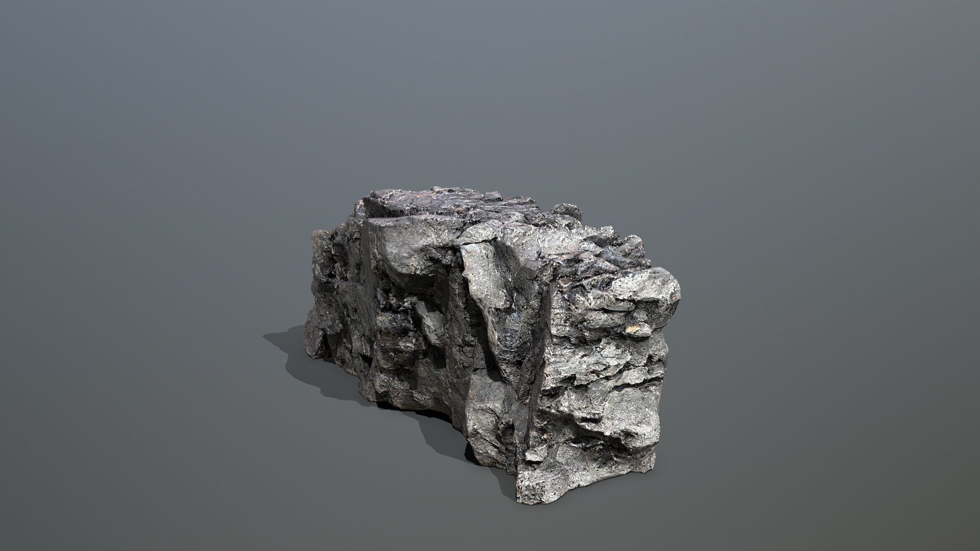 Mountain Low-poly 3D model_6