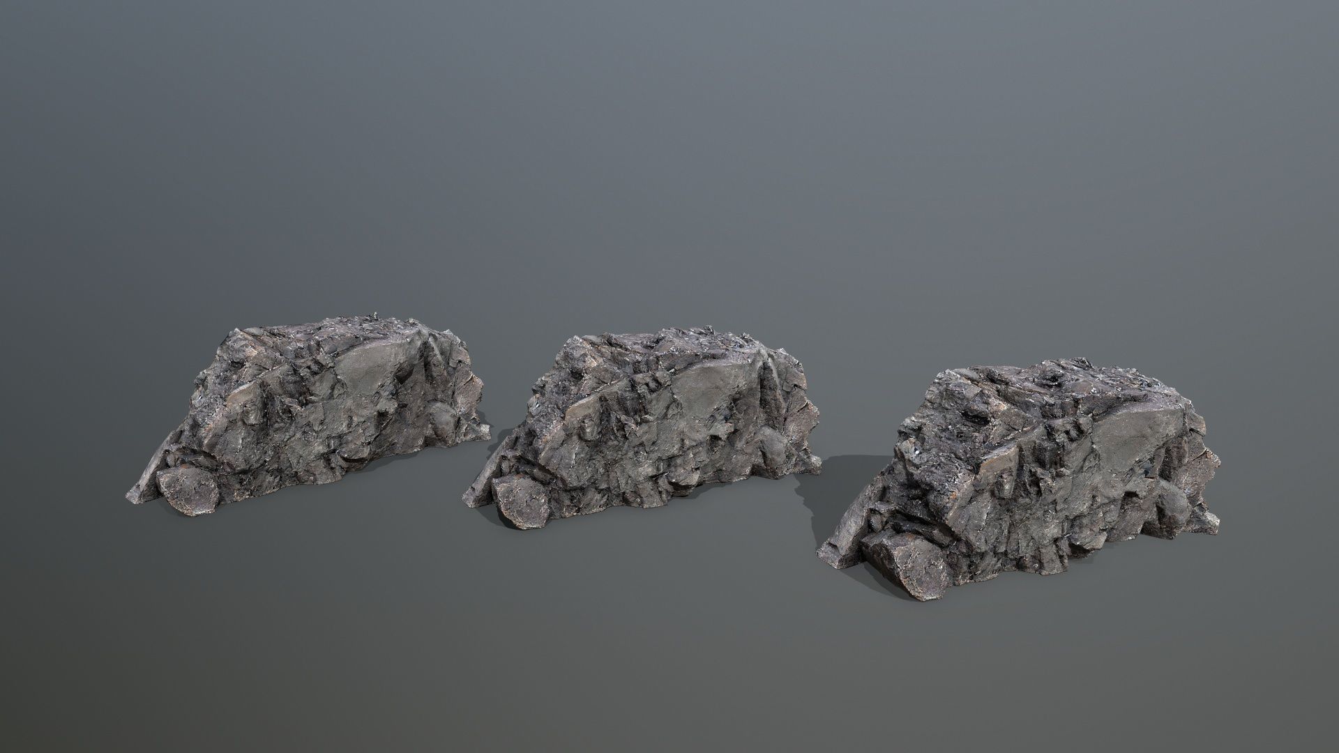 Mountain Low-poly 3D model_14