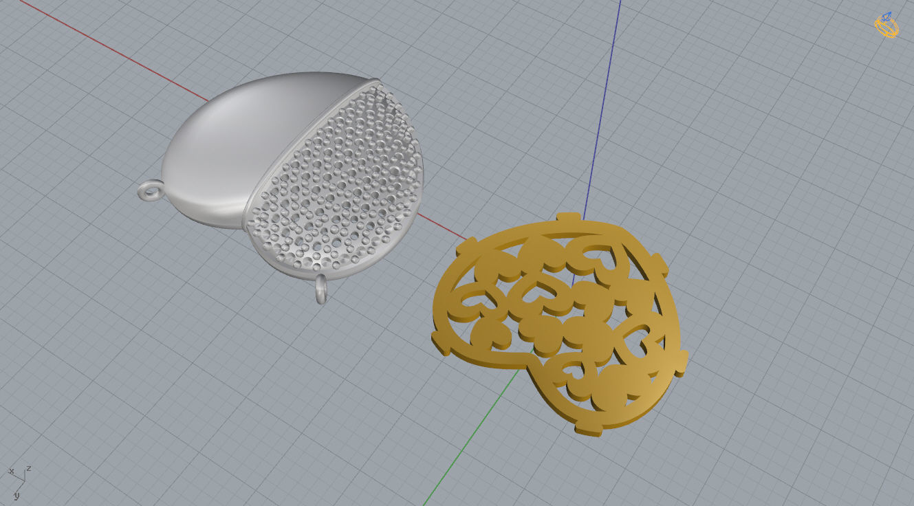 Heart Pendant 3D print model_14