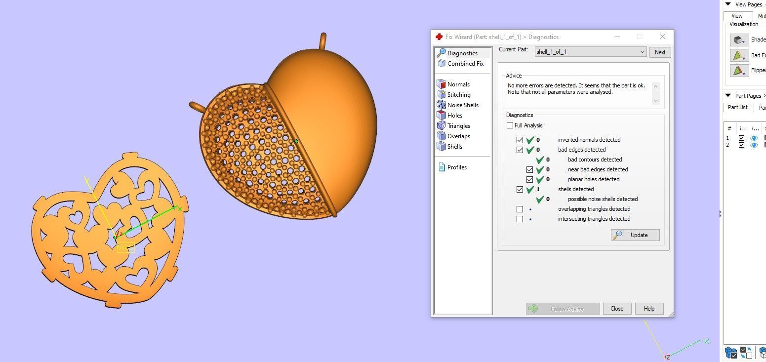 Heart Pendant 3D print model_4