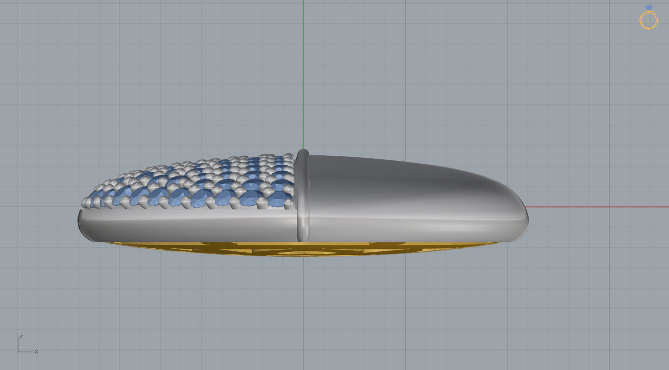 Heart Pendant 3D print model_8