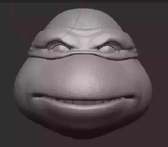 Leonardo Ninja turtle TMNT STL 3D Print head Only Costume Prop