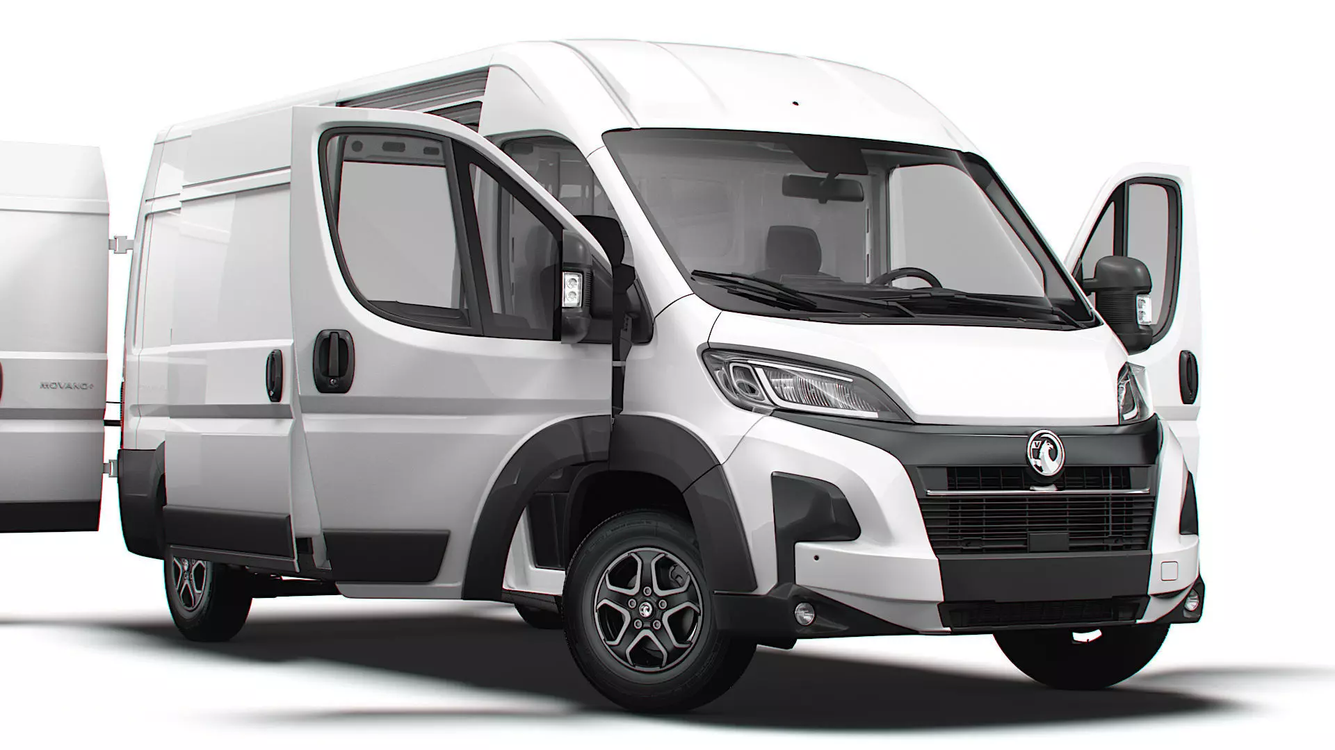 Vauxhall Movano e Van L3H2 HQ Interior 2025 3D model