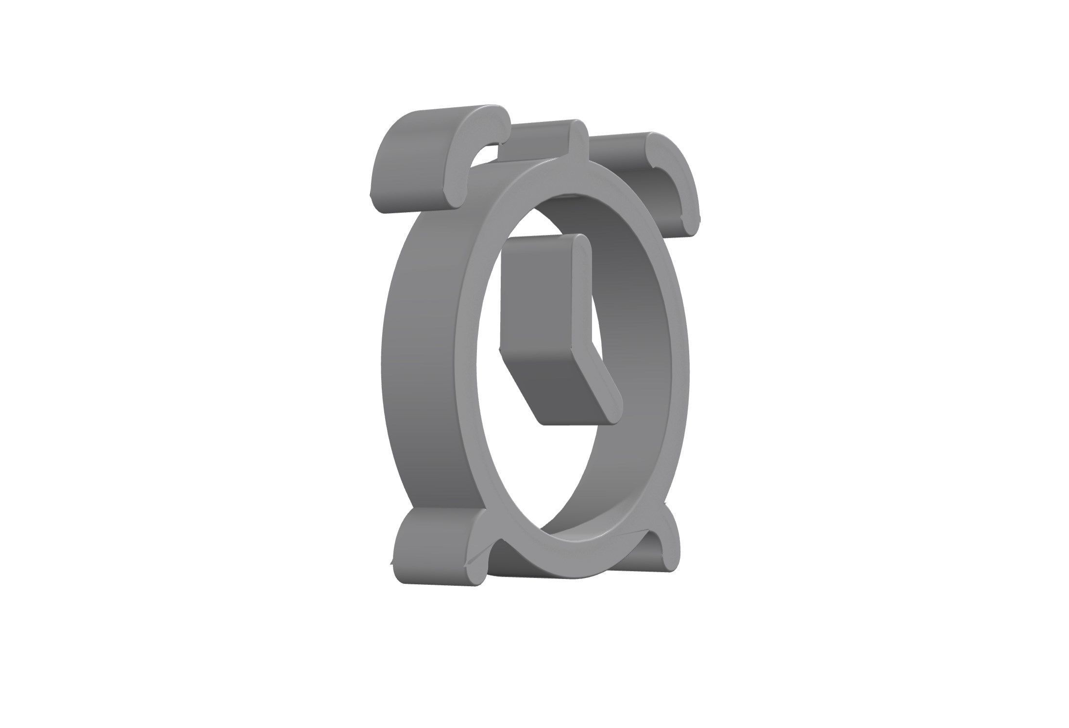 3d alarm clock Low-poly 3D model_9