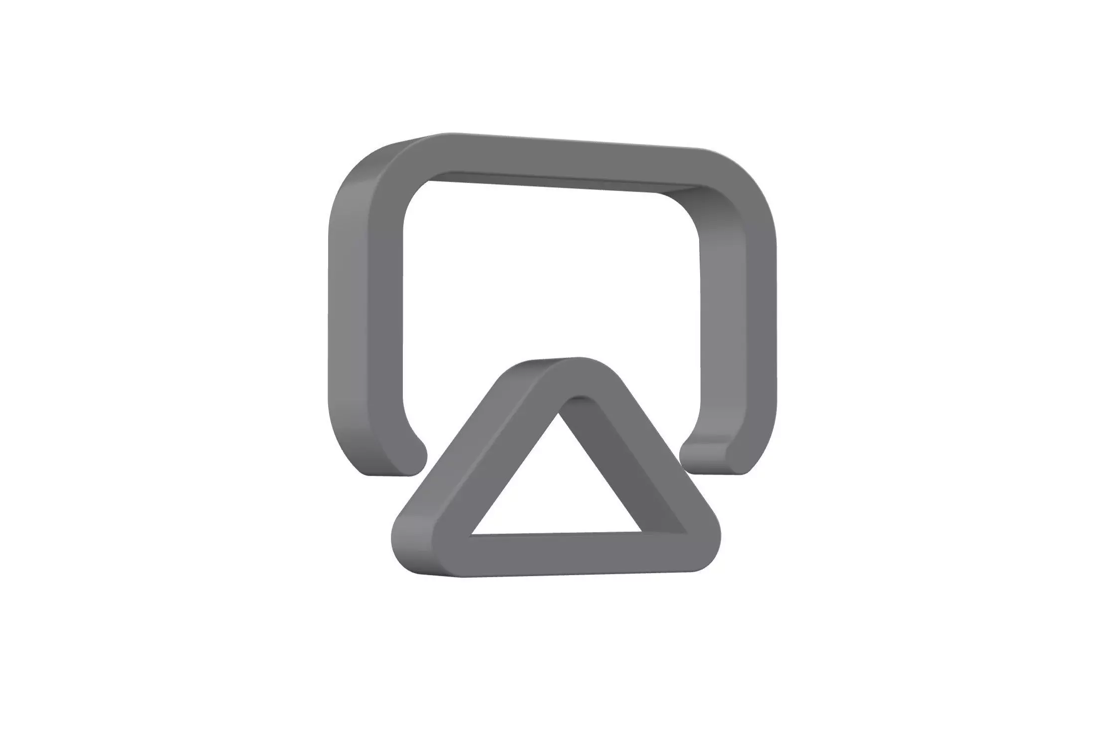 3d airplay Low-poly 3D model_0