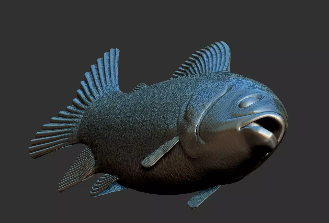 fish sea 3D print model_0