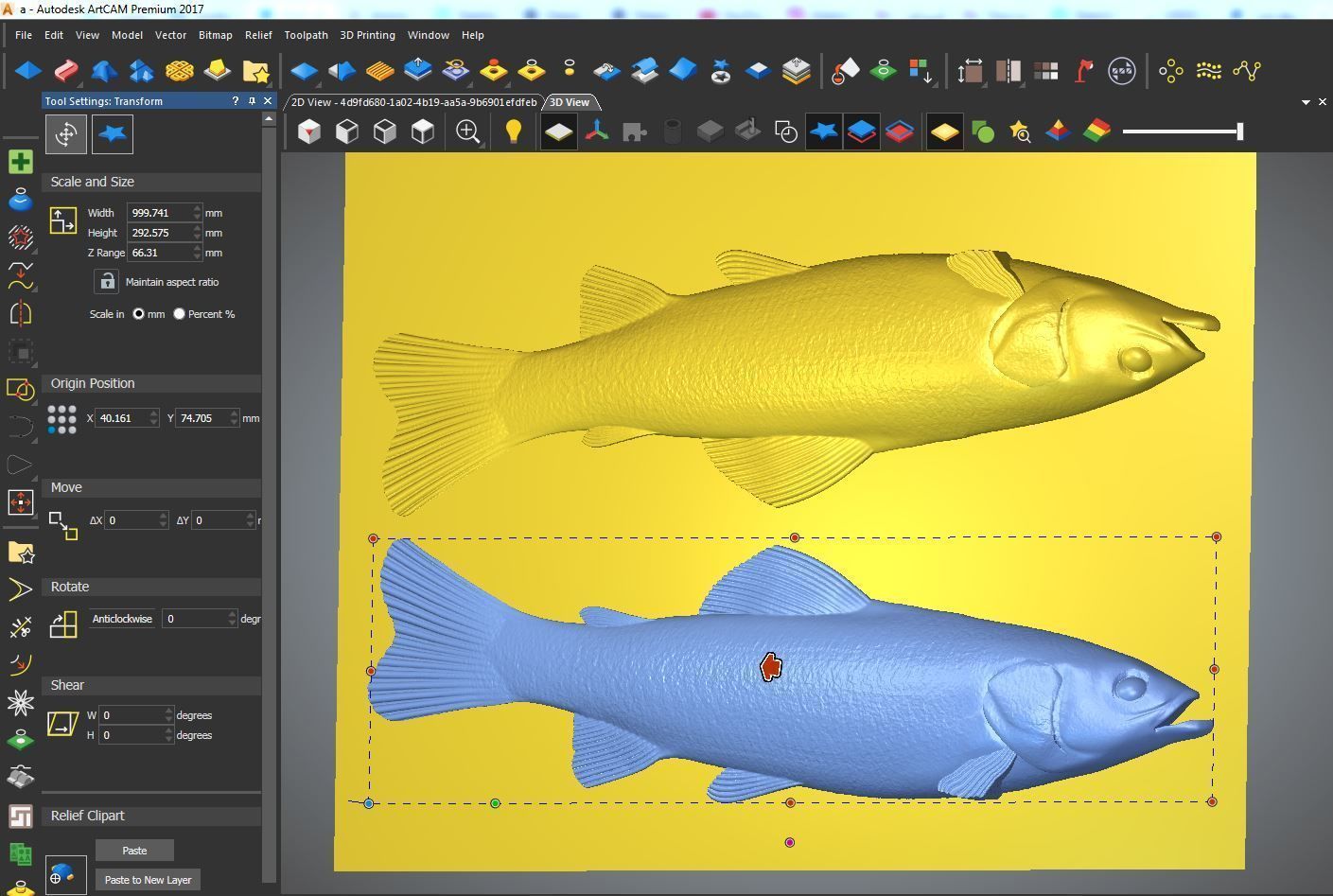fish sea 3D print model_5