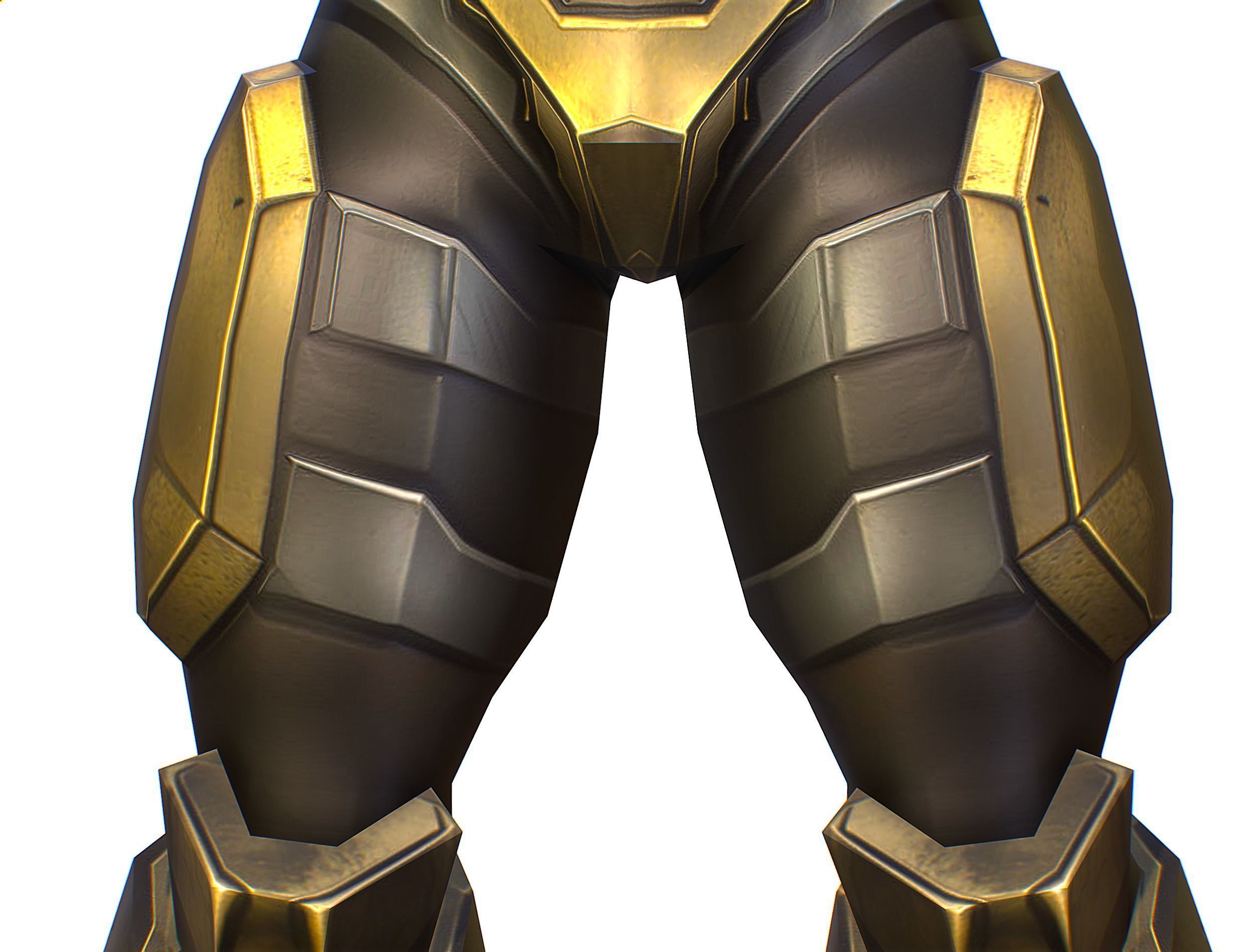 Cartoon Sci-Fi Cyborg Drone Trooper Soldier Low-poly 3D model_22