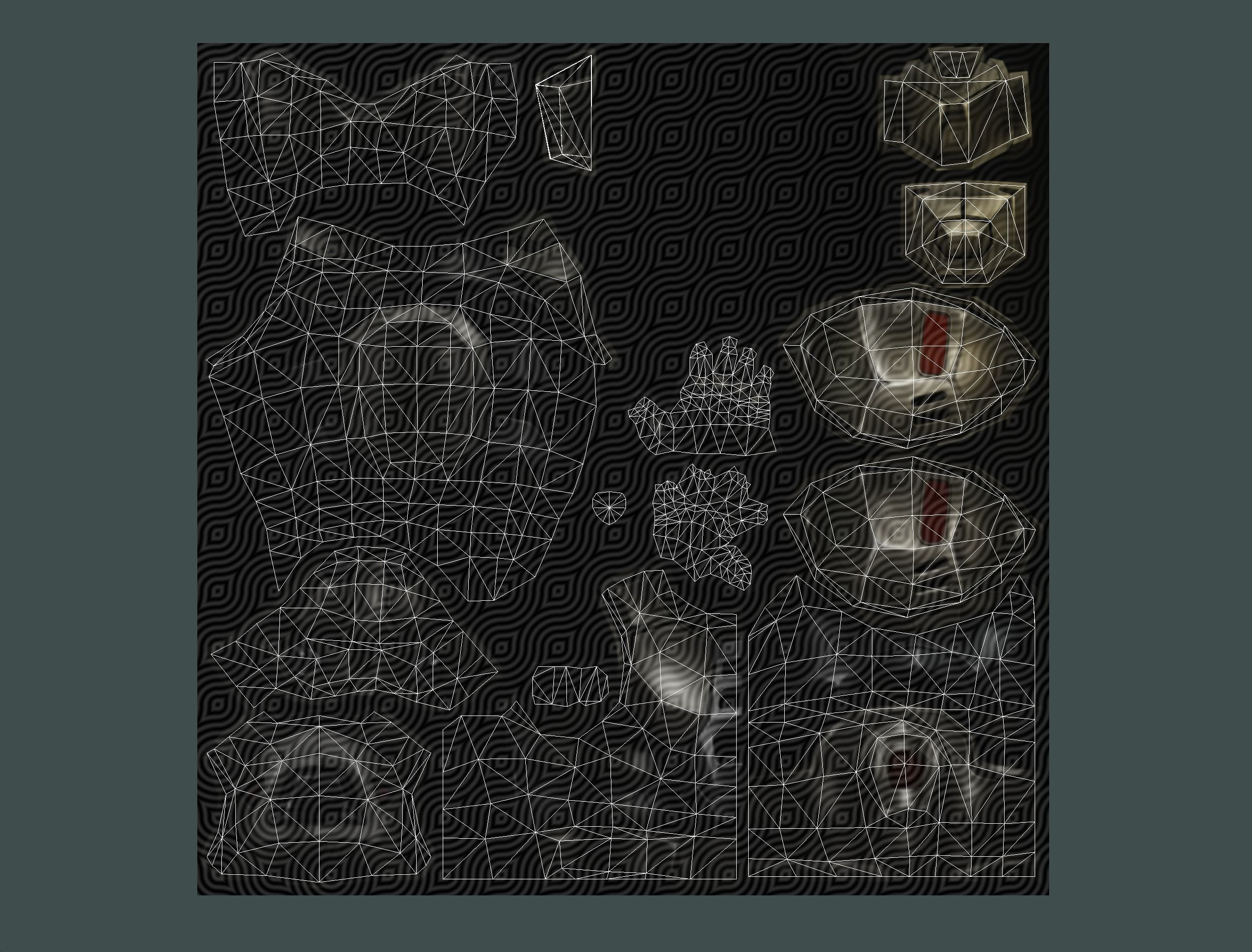 Cartoon Sci-Fi Cyborg Drone Trooper Soldier Low-poly 3D model_85