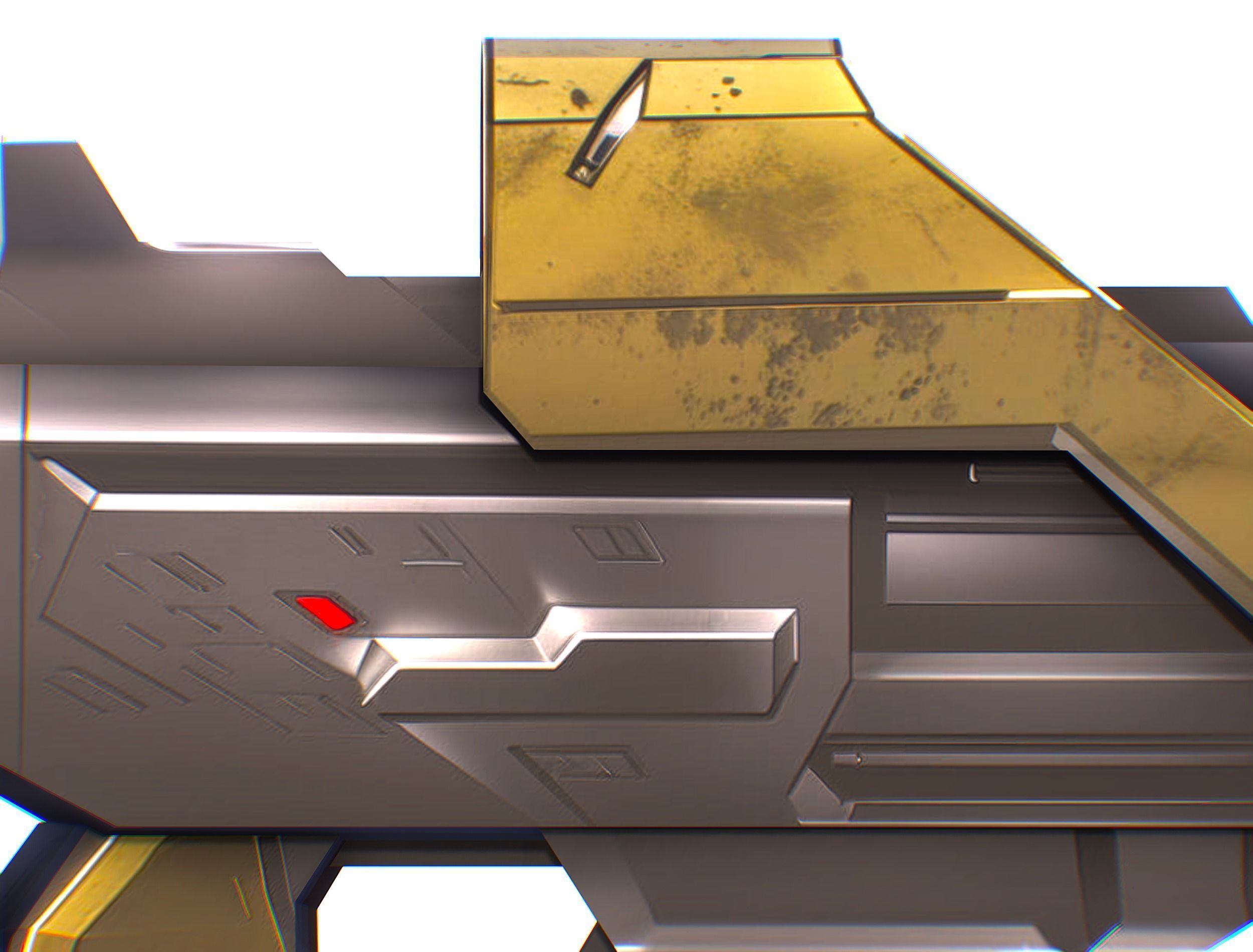 Cartoon Sci-Fi Cyborg Drone Trooper Soldier Low-poly 3D model_73