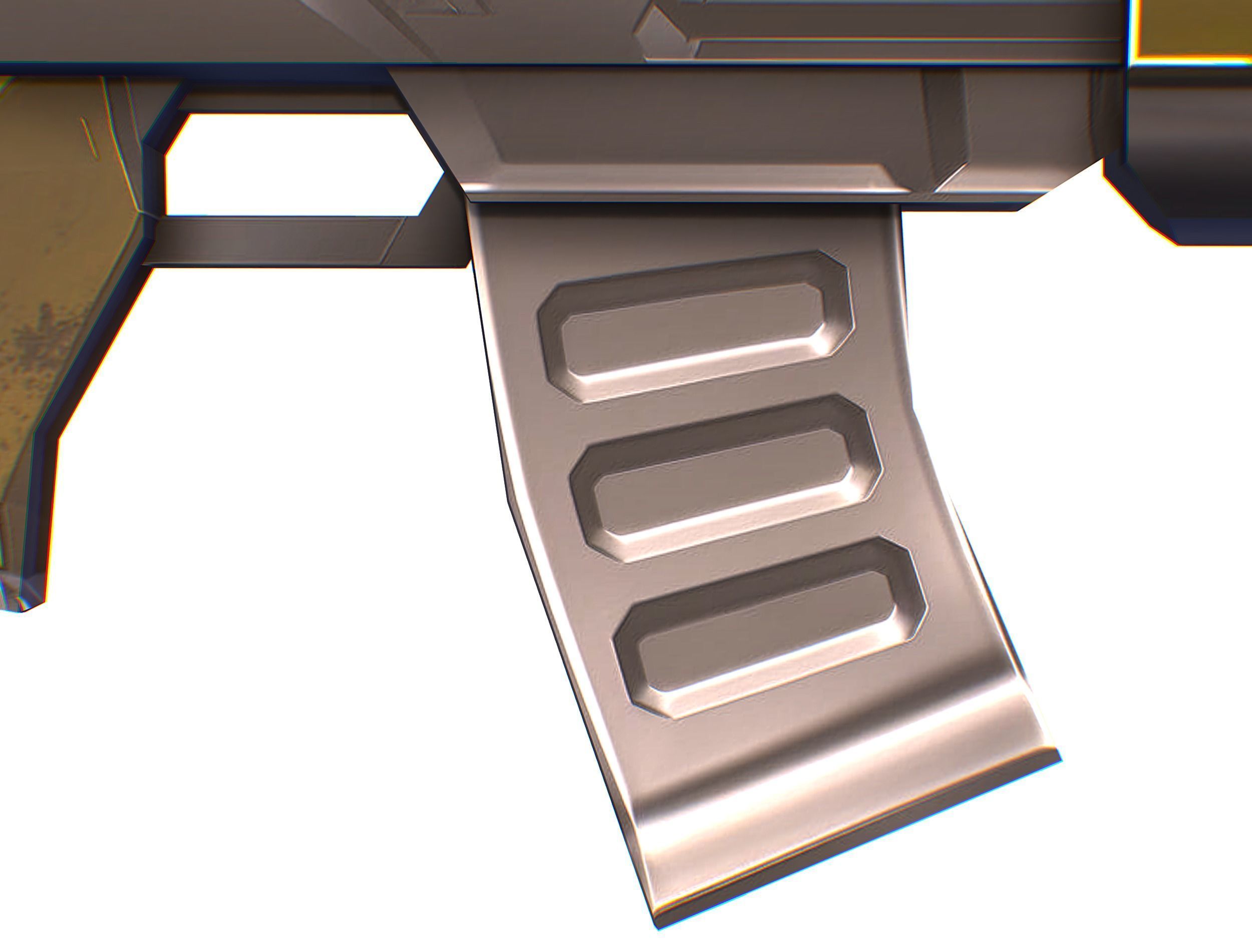 Cartoon Sci-Fi Cyborg Drone Trooper Soldier Low-poly 3D model_74