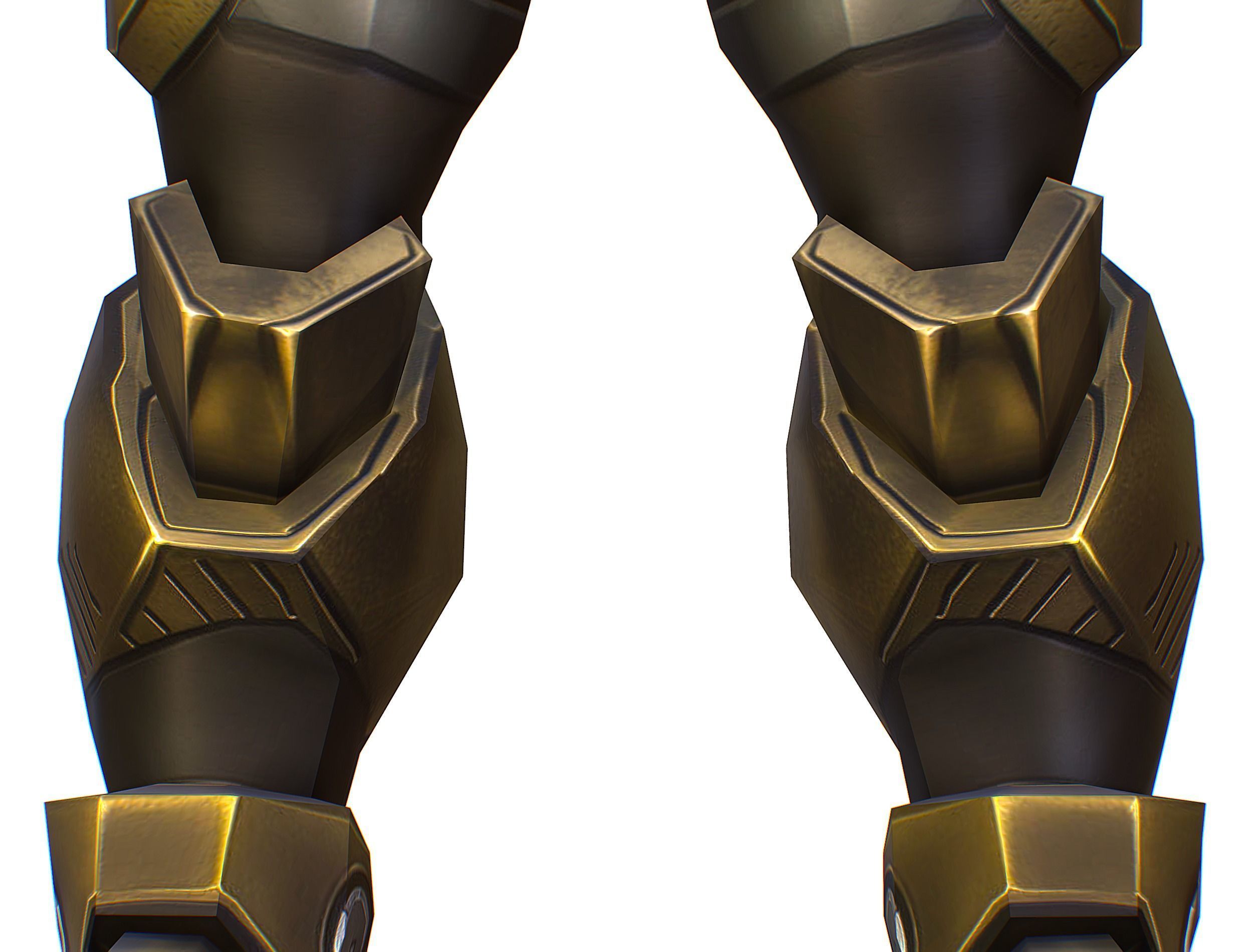 Cartoon Sci-Fi Cyborg Drone Trooper Soldier Low-poly 3D model_23