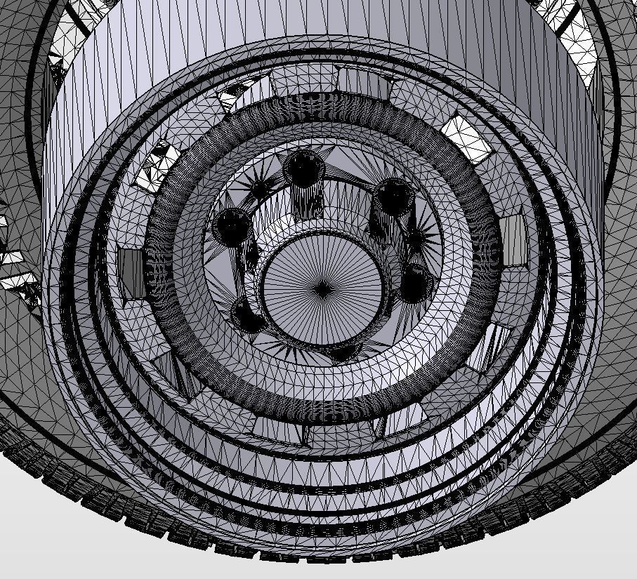 Wheel for scale model of Chevy truck 10 windows 3D print model_16