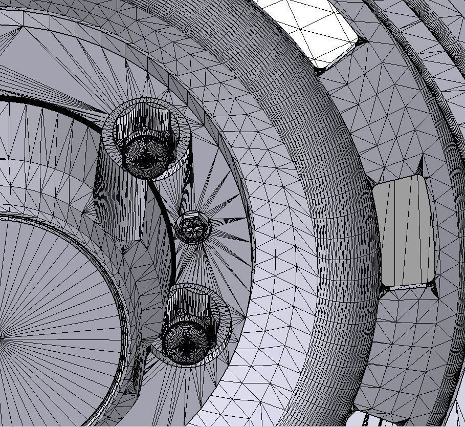 Wheel for scale model of Chevy truck 10 windows 3D print model_17