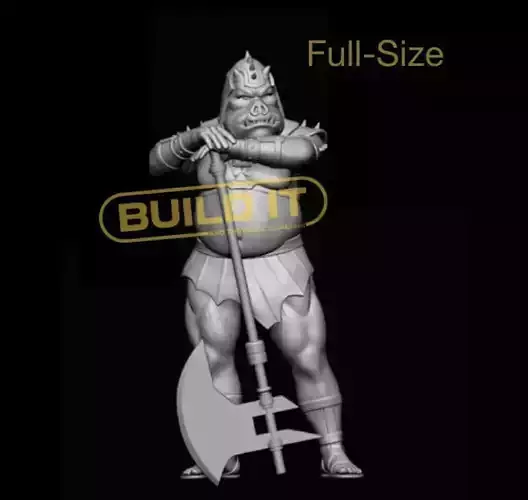 Gamorrean guard Gam guard full size statue STL  3D print model