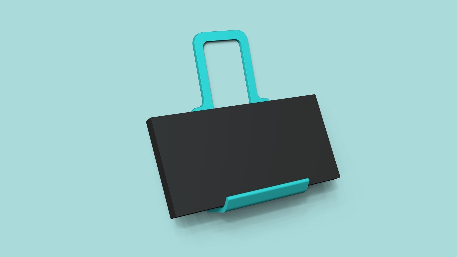 Simple Charging Phone Holder - Simple Plug Printable 3D print model_4
