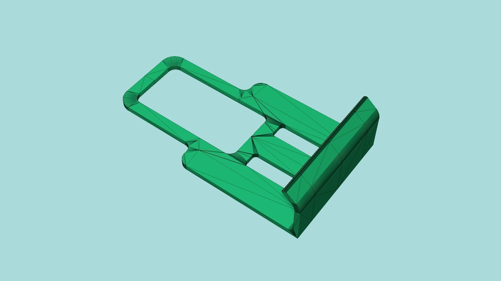 Simple Charging Phone Holder - Simple Plug Printable 3D print model_15