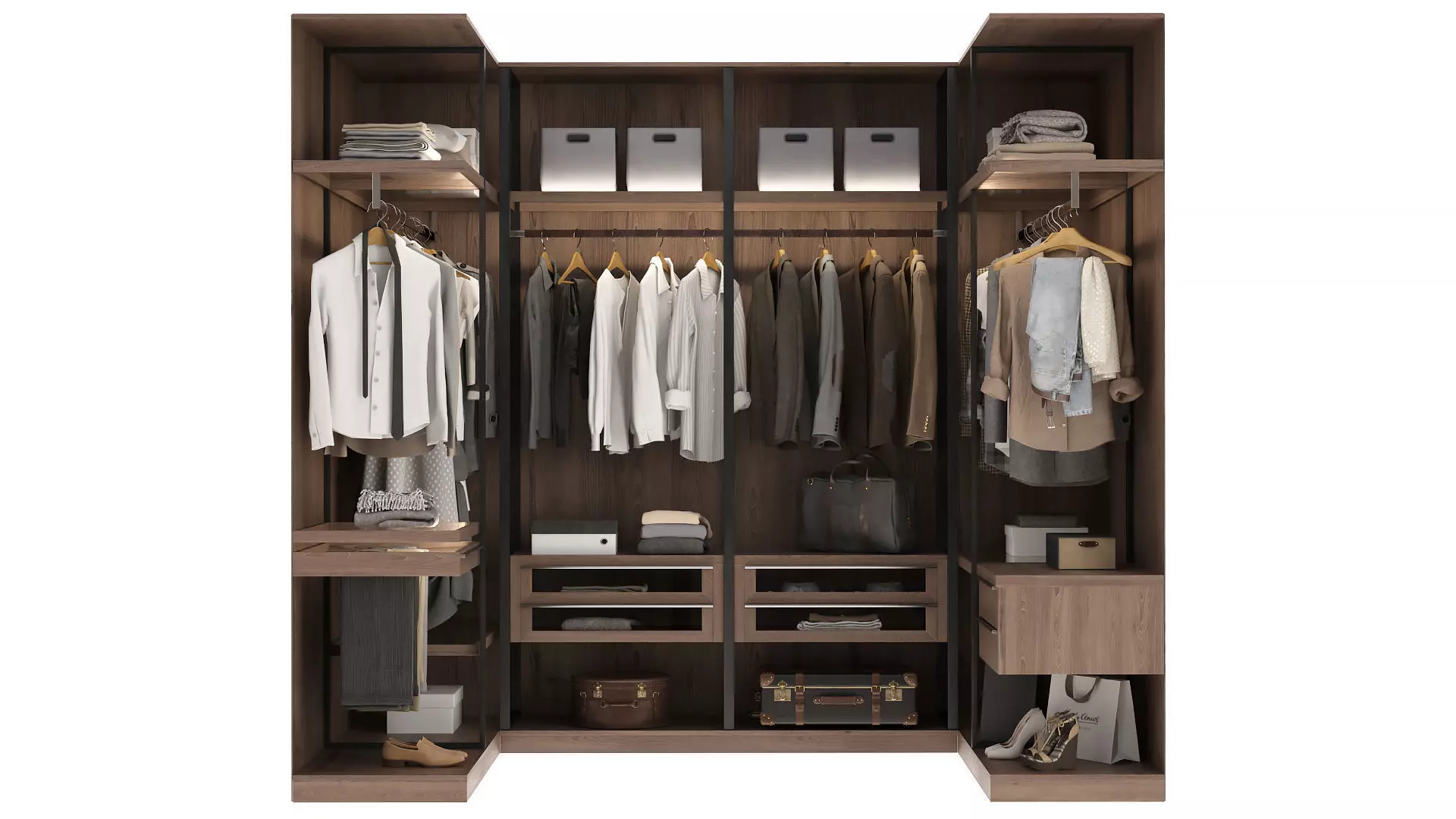 Wardrobe 3D model_0