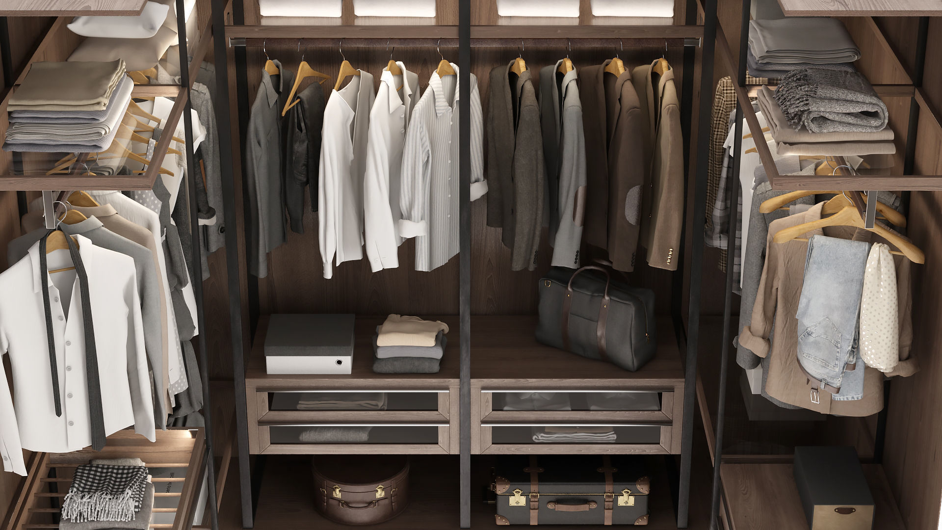 Wardrobe 3D model_10