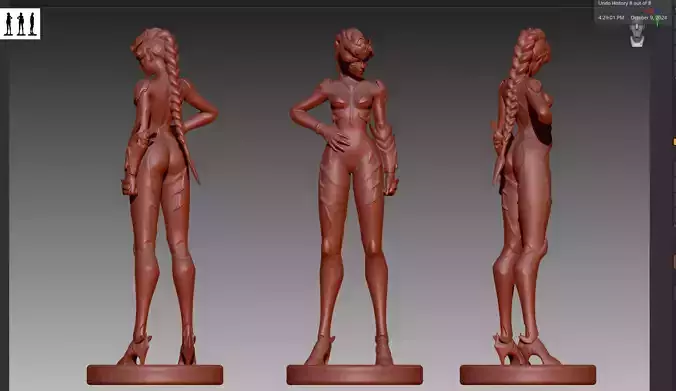 Overwatch 2 Widowmaker STL and OBJ