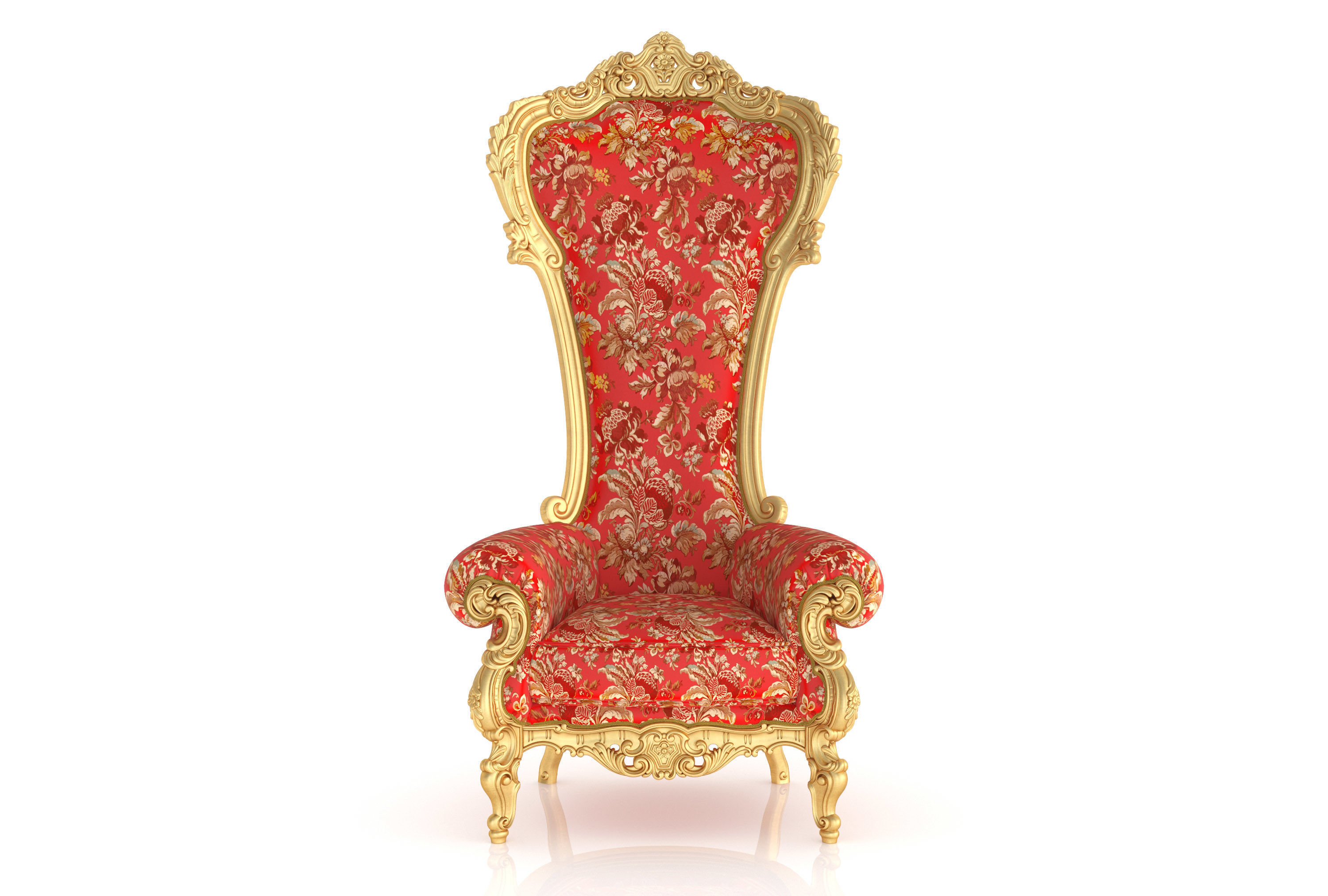 Royal throne by Modenese 3D model_1