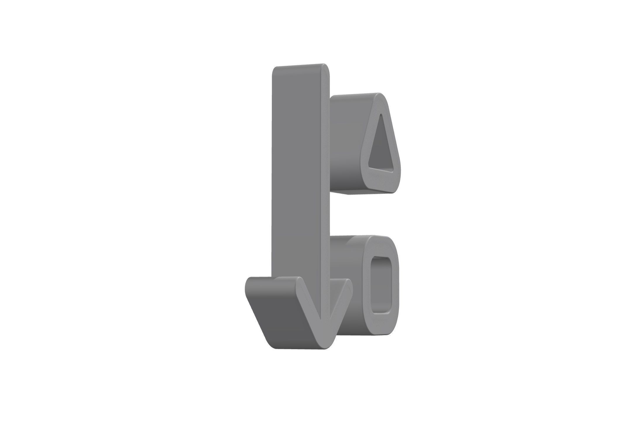 3d arrow down triangle square Low-poly 3D model_9