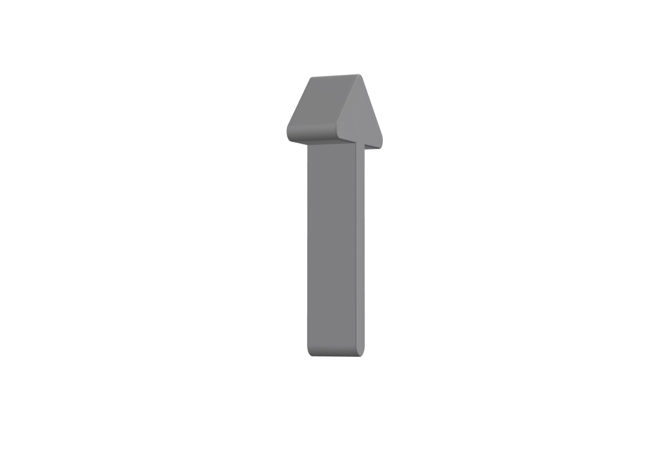 3d arrow alt up Low-poly 3D model_9