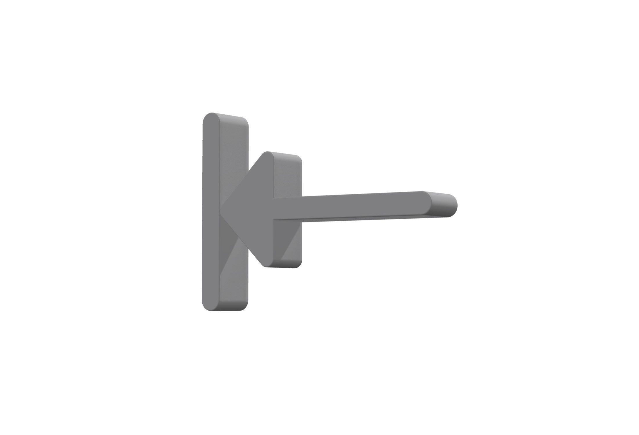 3d arrow alt to right Low-poly 3D model_11