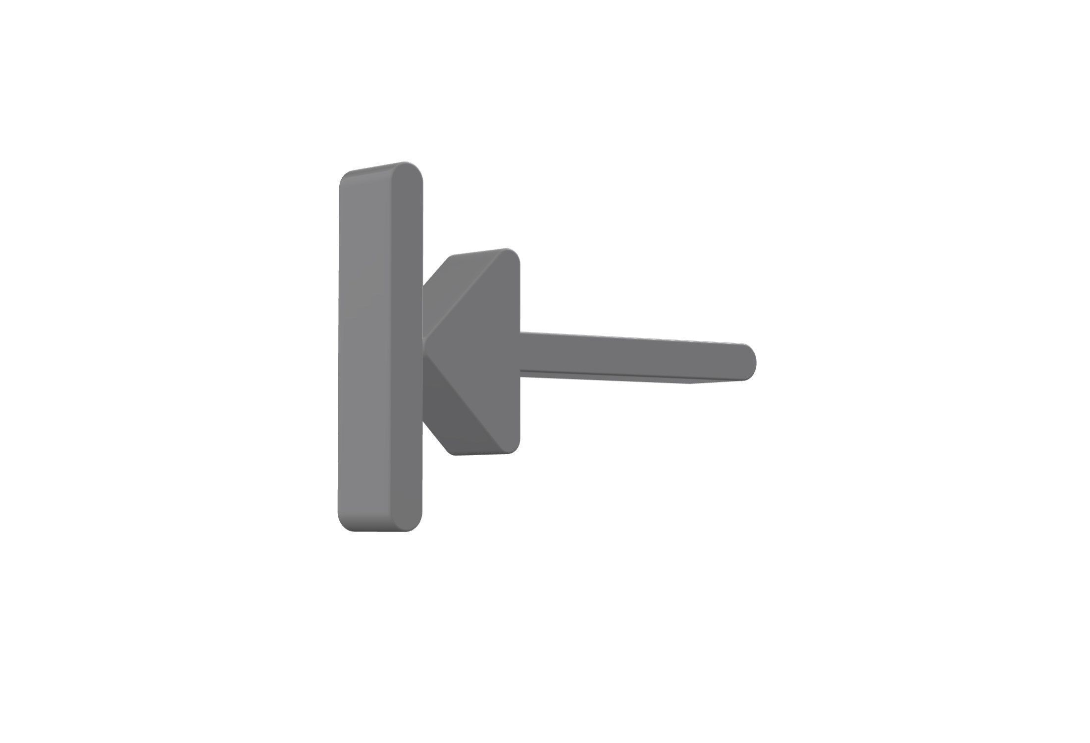 3d arrow alt to left Low-poly 3D model_8