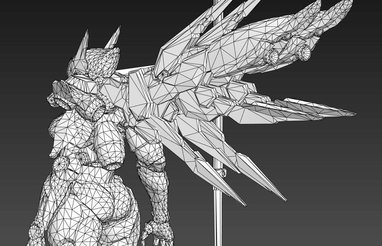 Maneuvering gundam 3D model_20