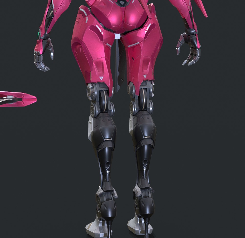 Maneuvering gundam 3D model_12