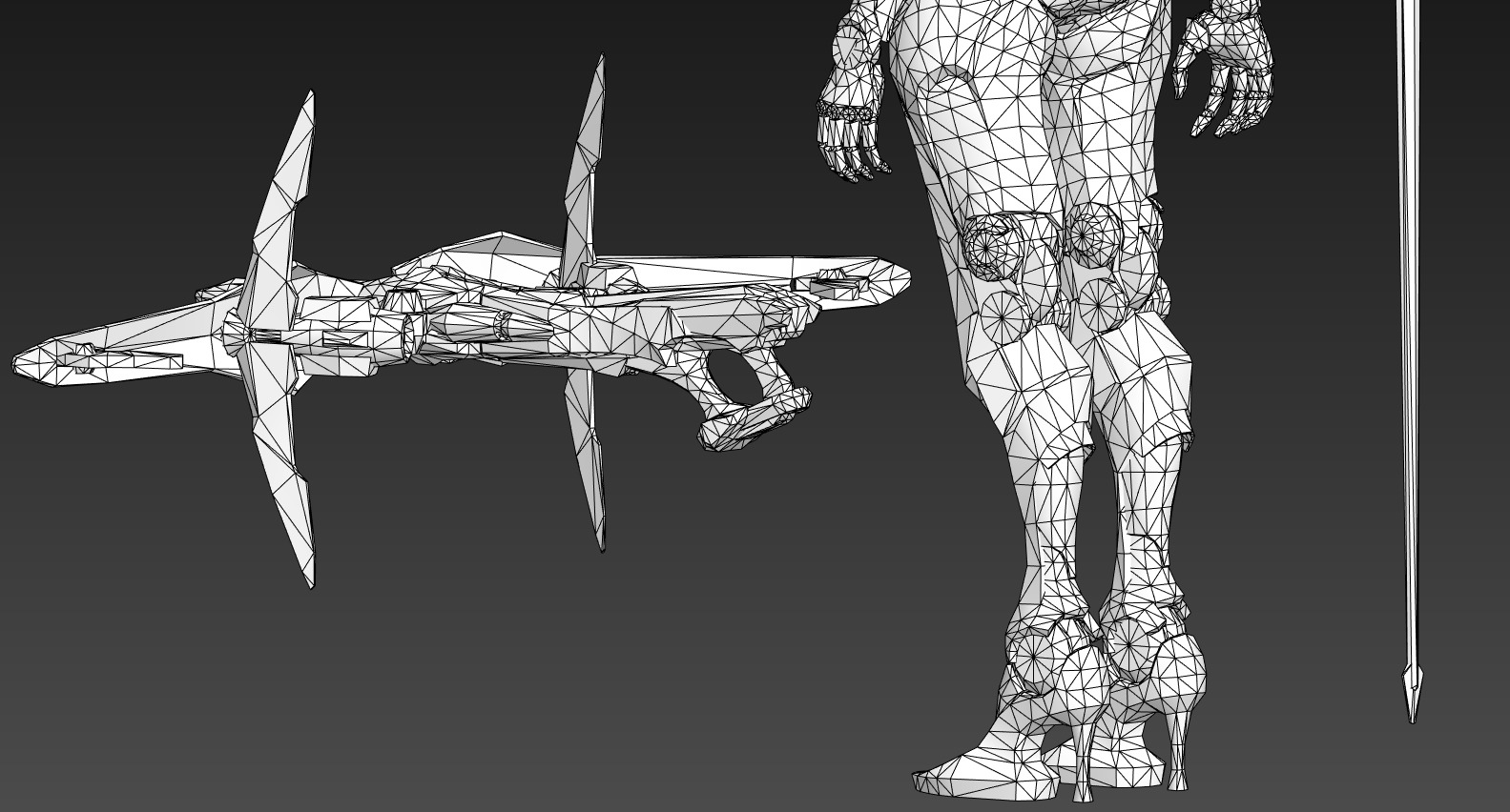 Maneuvering gundam 3D model_21