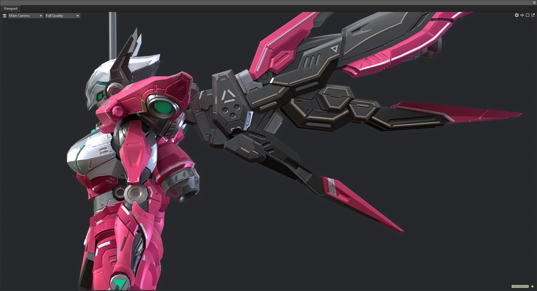 Maneuvering gundam 3D model_10