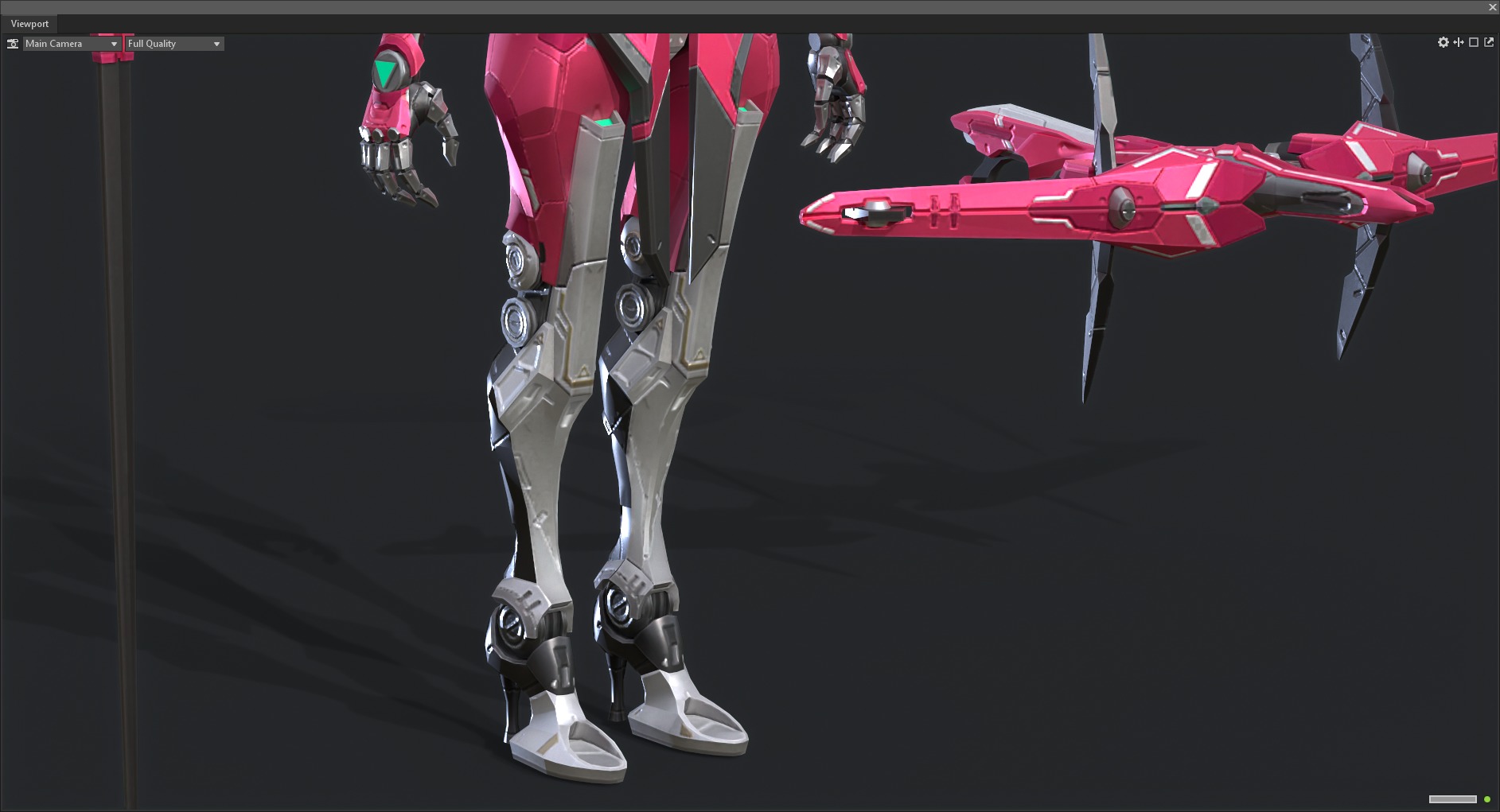 Maneuvering gundam 3D model_15