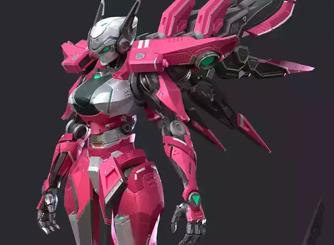 Maneuvering gundam 3D model