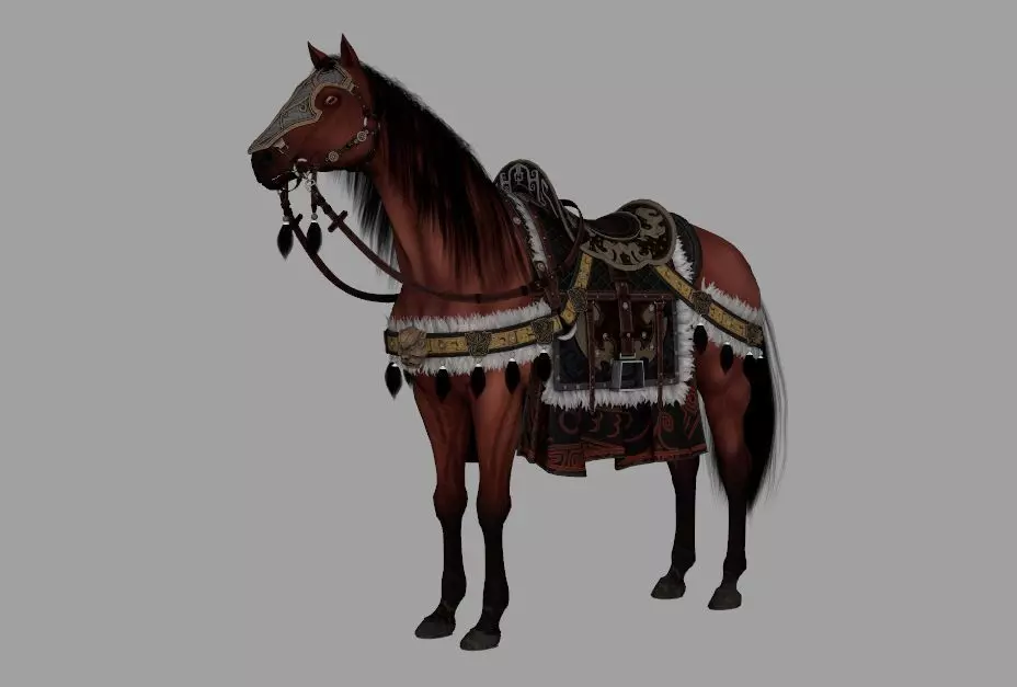 War Horse General Horse 3D model