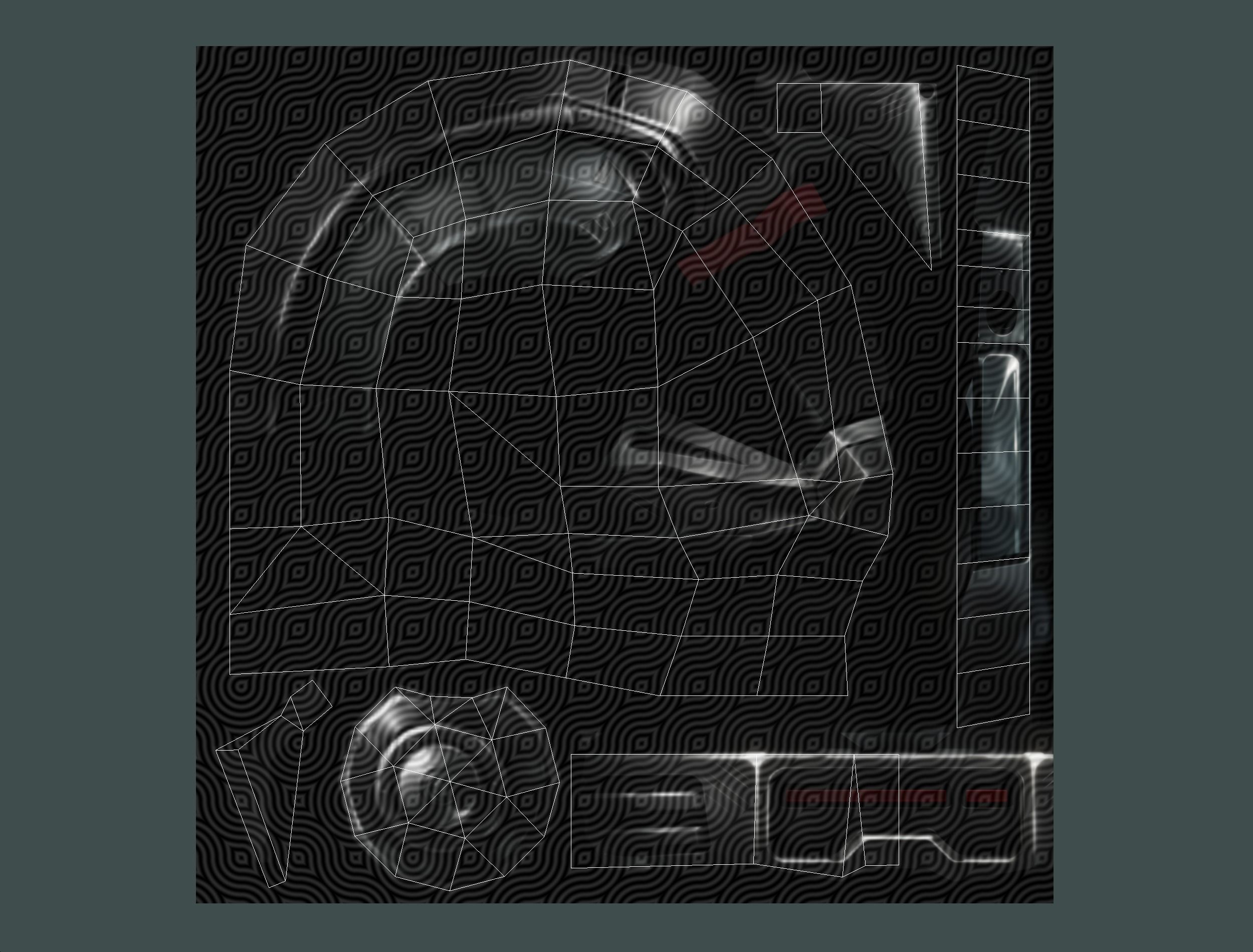 Cartoon Sci-Fi Cyborg Drone Sniper Soldier Low-poly 3D model_82