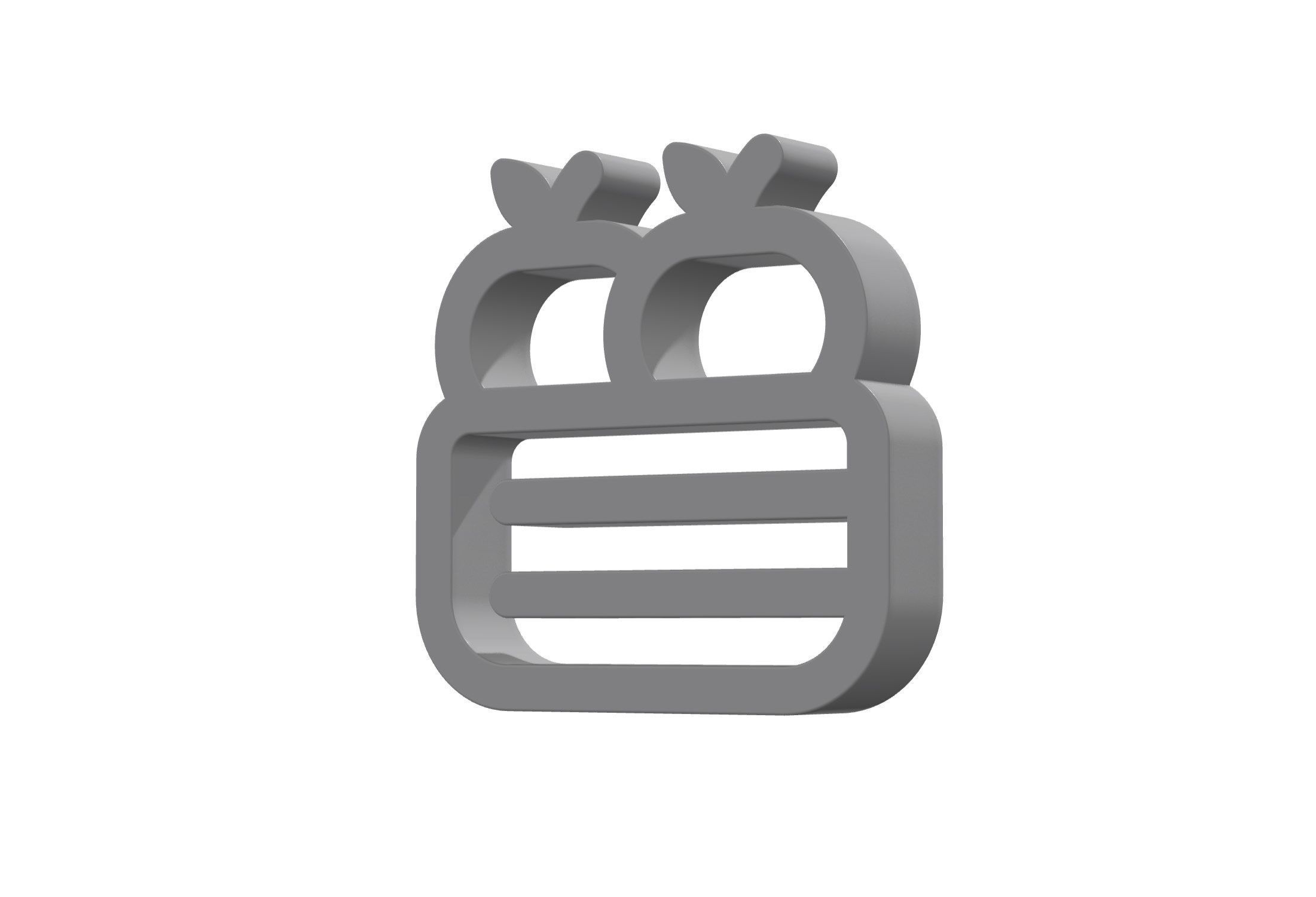 3d apple crate Low-poly 3D model_11